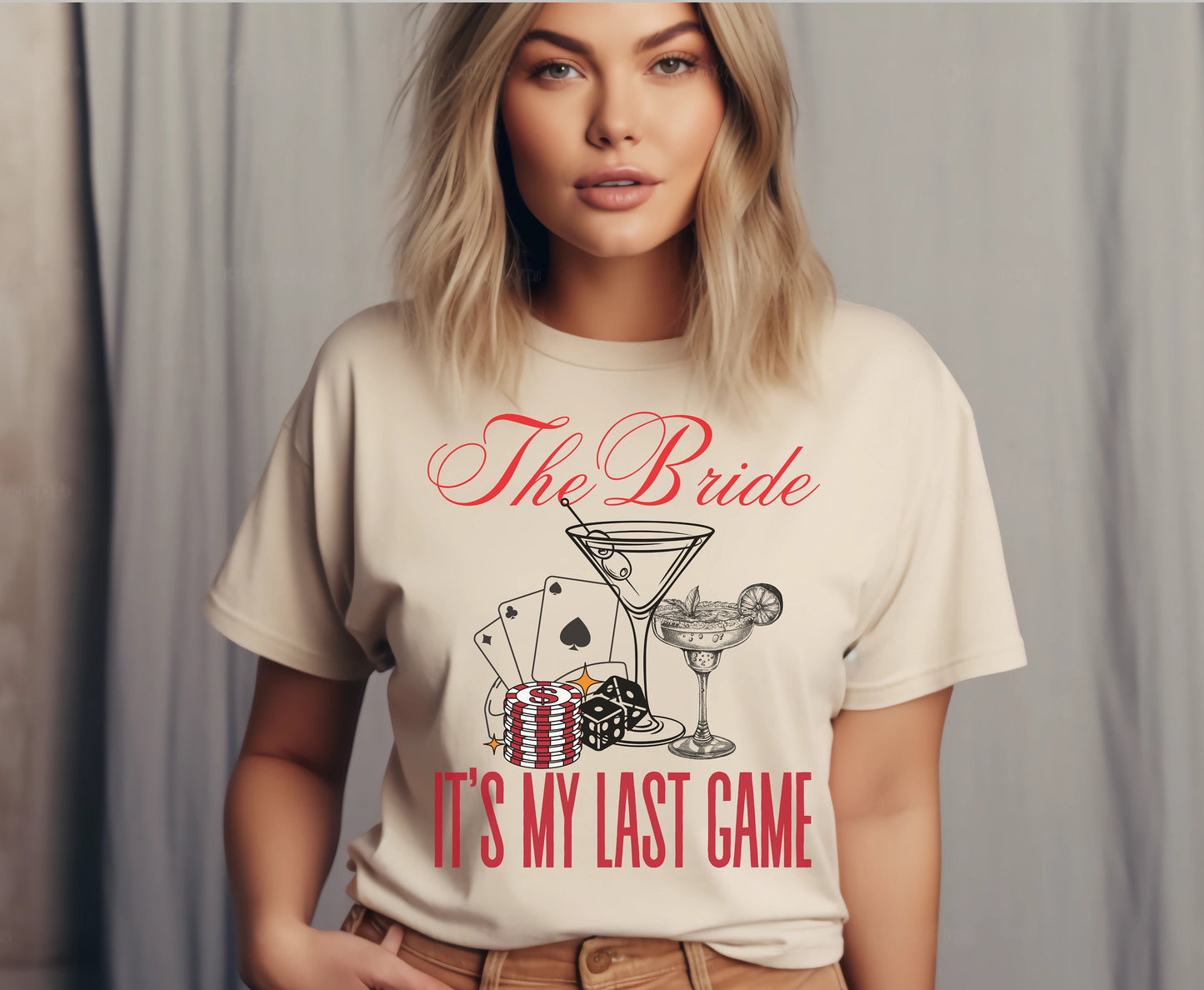 Casino Game Themed Bachelorette Sweatshirt - Game Night Tee for Men and Women Hen Party Cocktail Bride Tribe Jumper