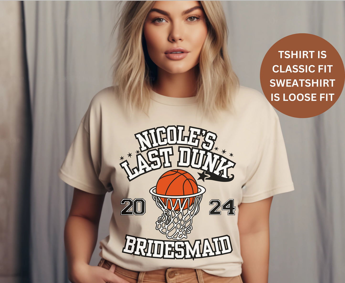 Basketball themed bachelorette bride bridesmaid shirt for men women unisex Basket ball hen party shirt