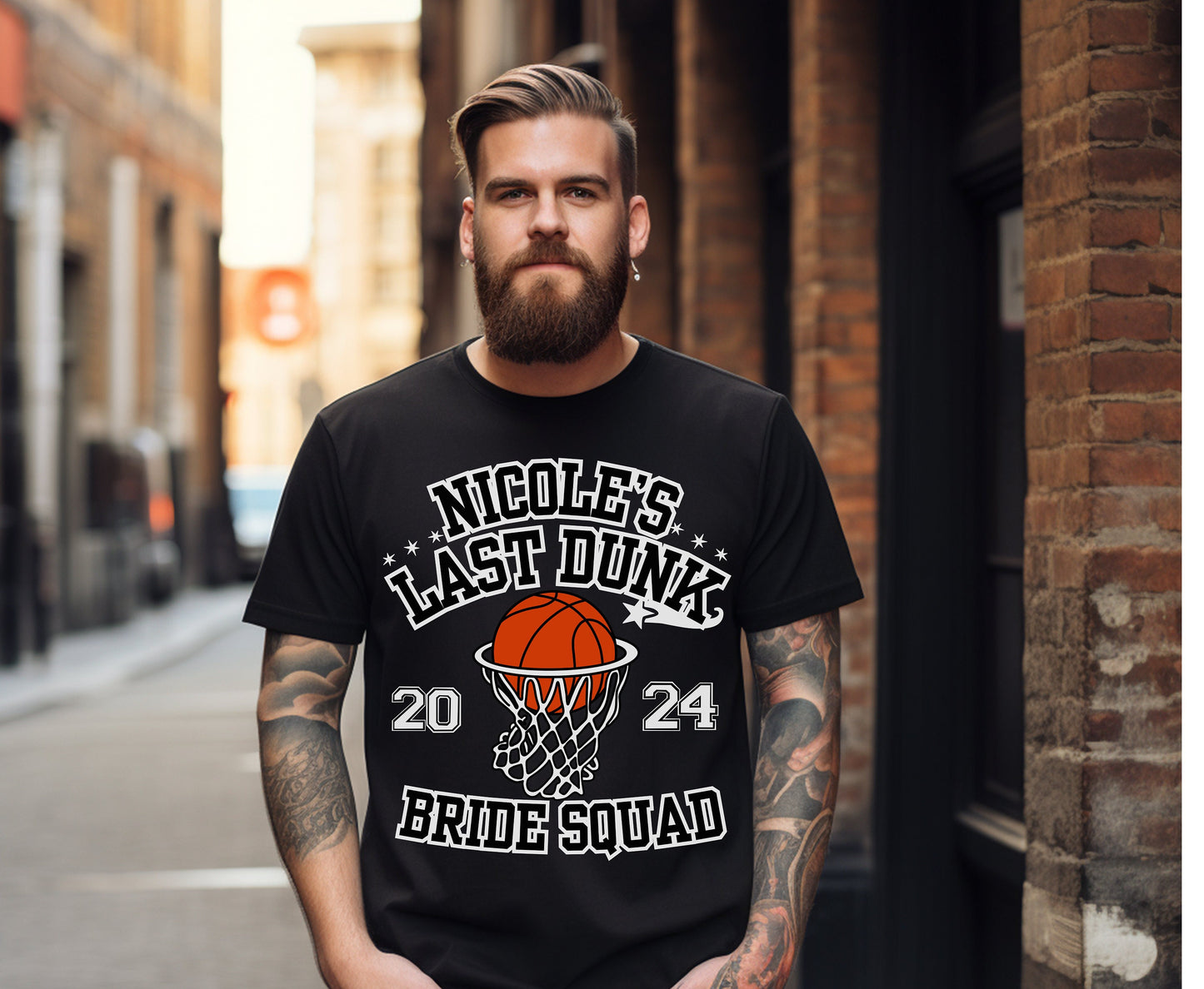 Basketball themed bachelorette bride bridesmaid shirt for men women unisex Basket ball hen party shirt