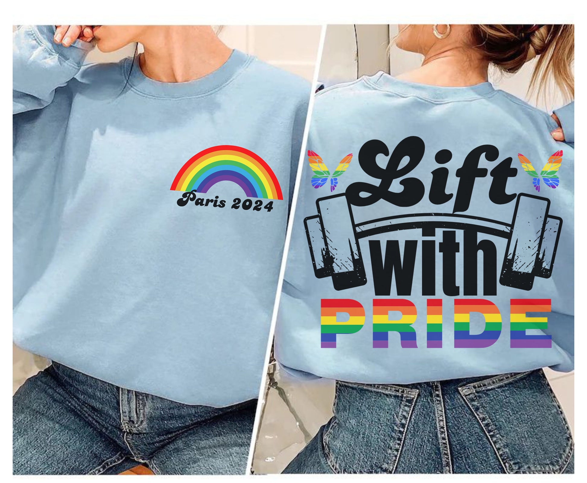 Love is love Sweatshirt Hoodie gift for queer friend, Pride Month Apparel: Sweatshirt, T-Shirt, Tank Top - Celebrate with LGBTQ+ Pride Designs - Inclusive Gym Wear for gym fitness workout excervise cardio