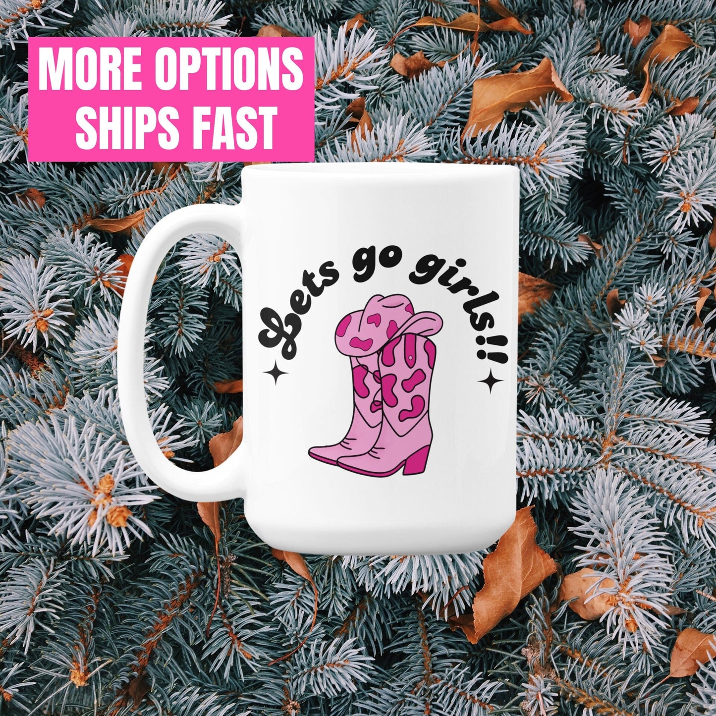 Lets go girls Cowgirl Mug, Western themed Cowboy Mug gifts for her, Nashville Girls trip Mug, Country Lover Mug for Birthday Bridal Shower