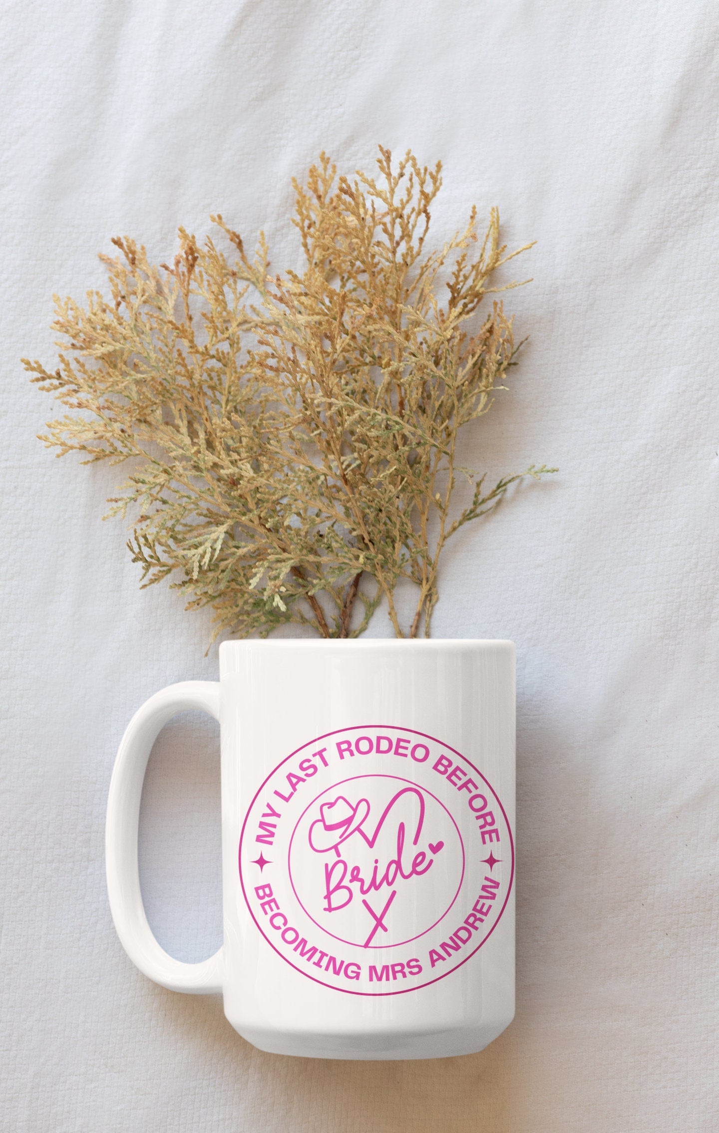 Custom Bride Bridesmaid Mugs, Bride Crew Bachelorette Crew Favor, Western Themed Hen Party mug cowboy Bridal Shower gifts Cowgirl Hen do mug