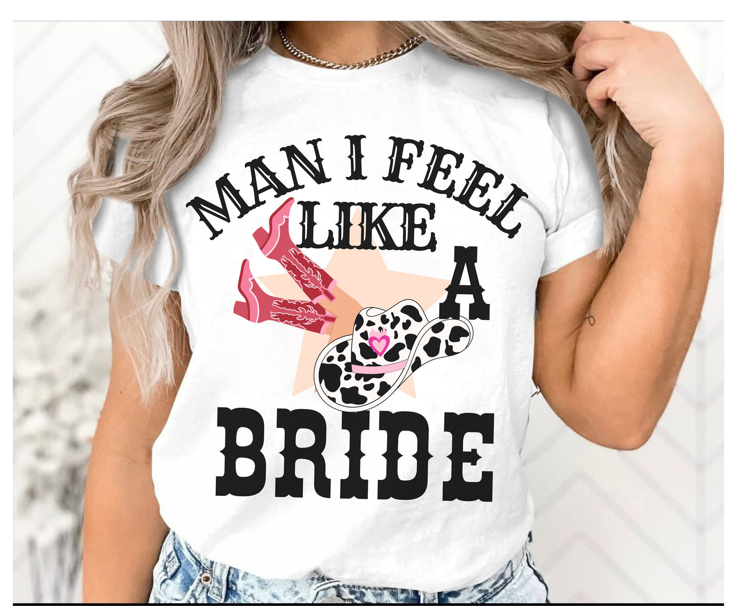 Man i feel like a bride hen party hen do bachelorette tshirt sweatshirt tank top gift for her bride bride crew shirt for her