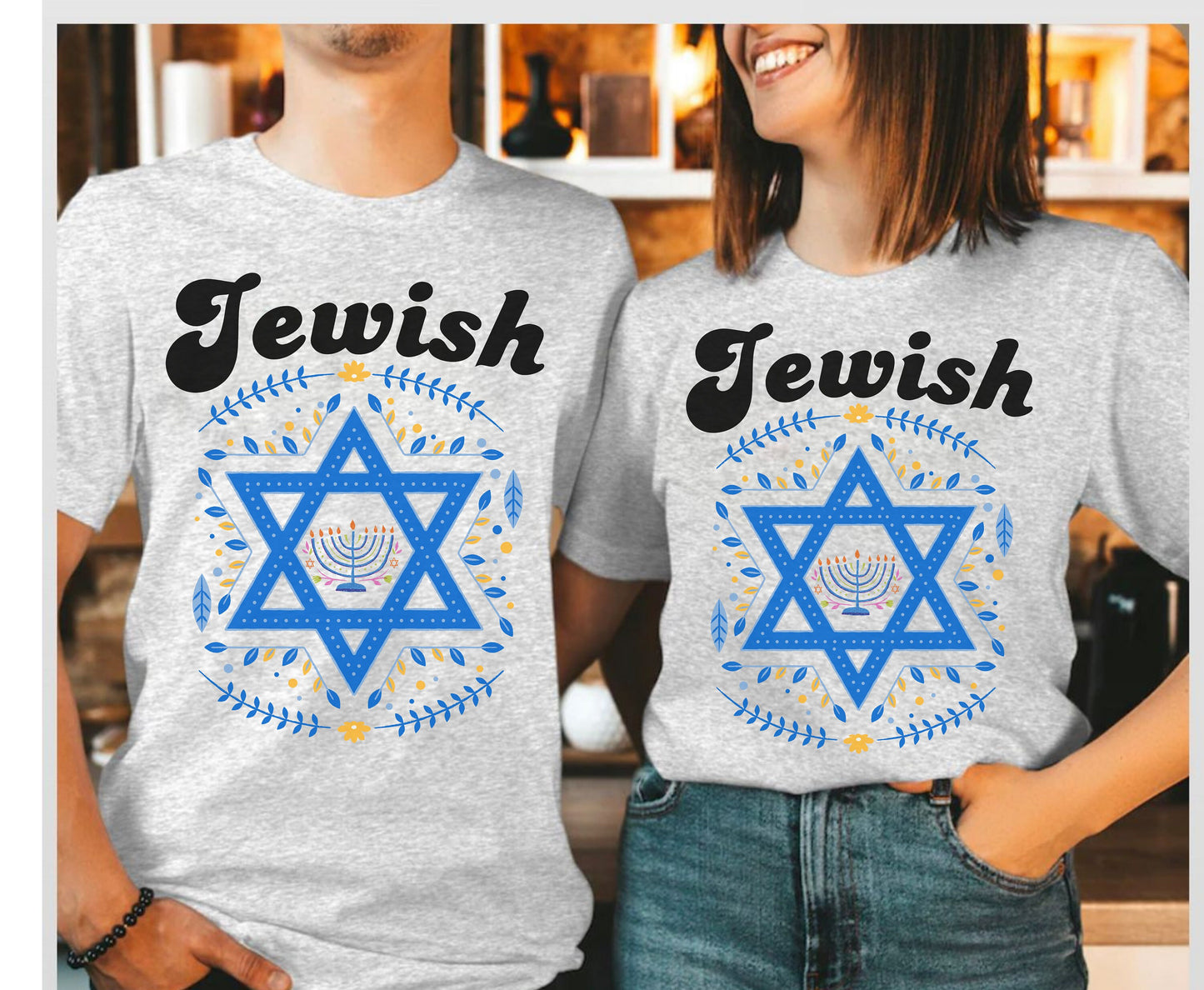 Hannukah Shalom shirt gift for men women jewish party shirt gifts for mom dad wife husband matching family shirt