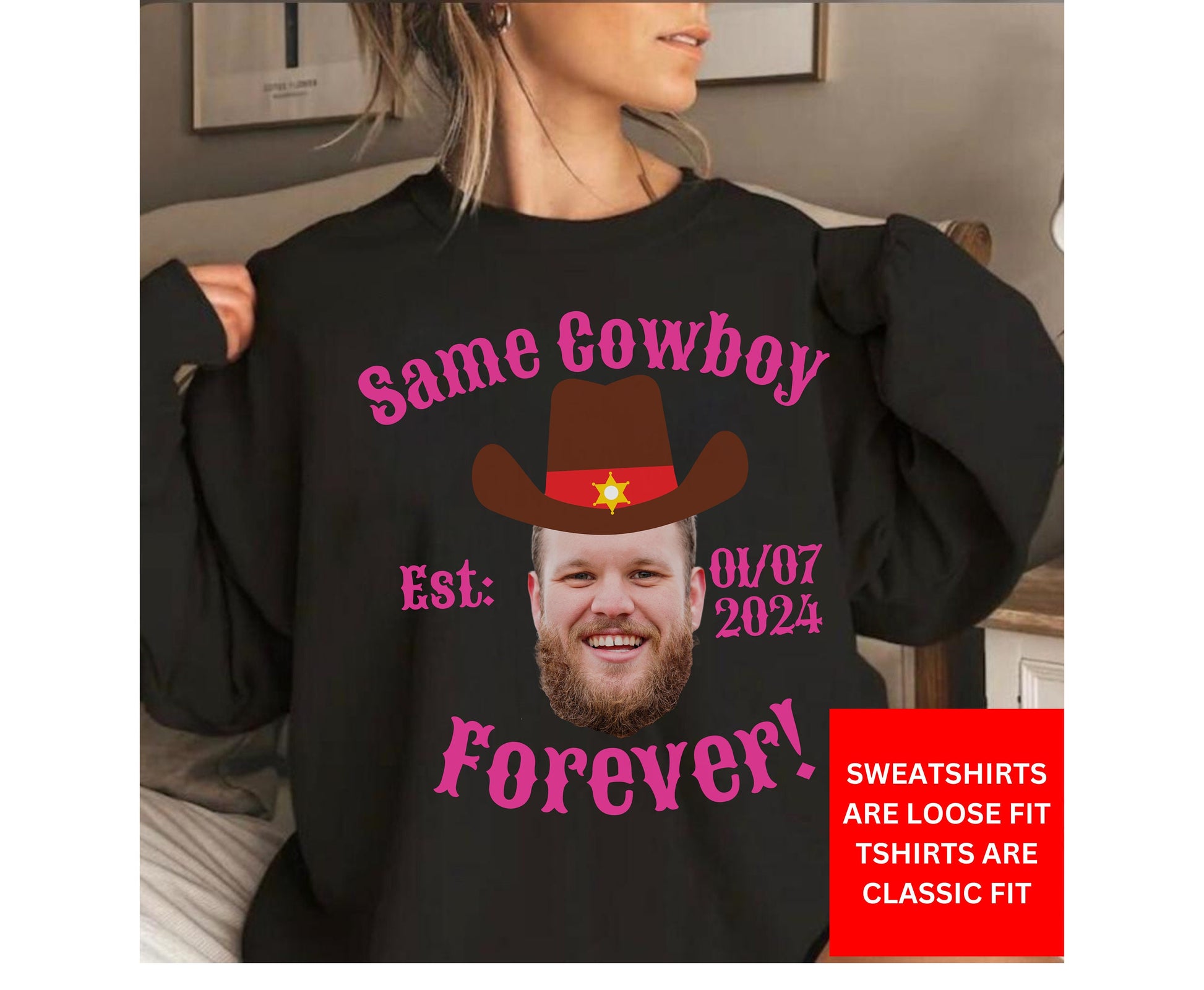 Cowboy forever gift for bride to be, bachelorette shirt, hen do shirt, hen party shirt, cowboy western themed hen party shirt, bride bridesmaid shirt