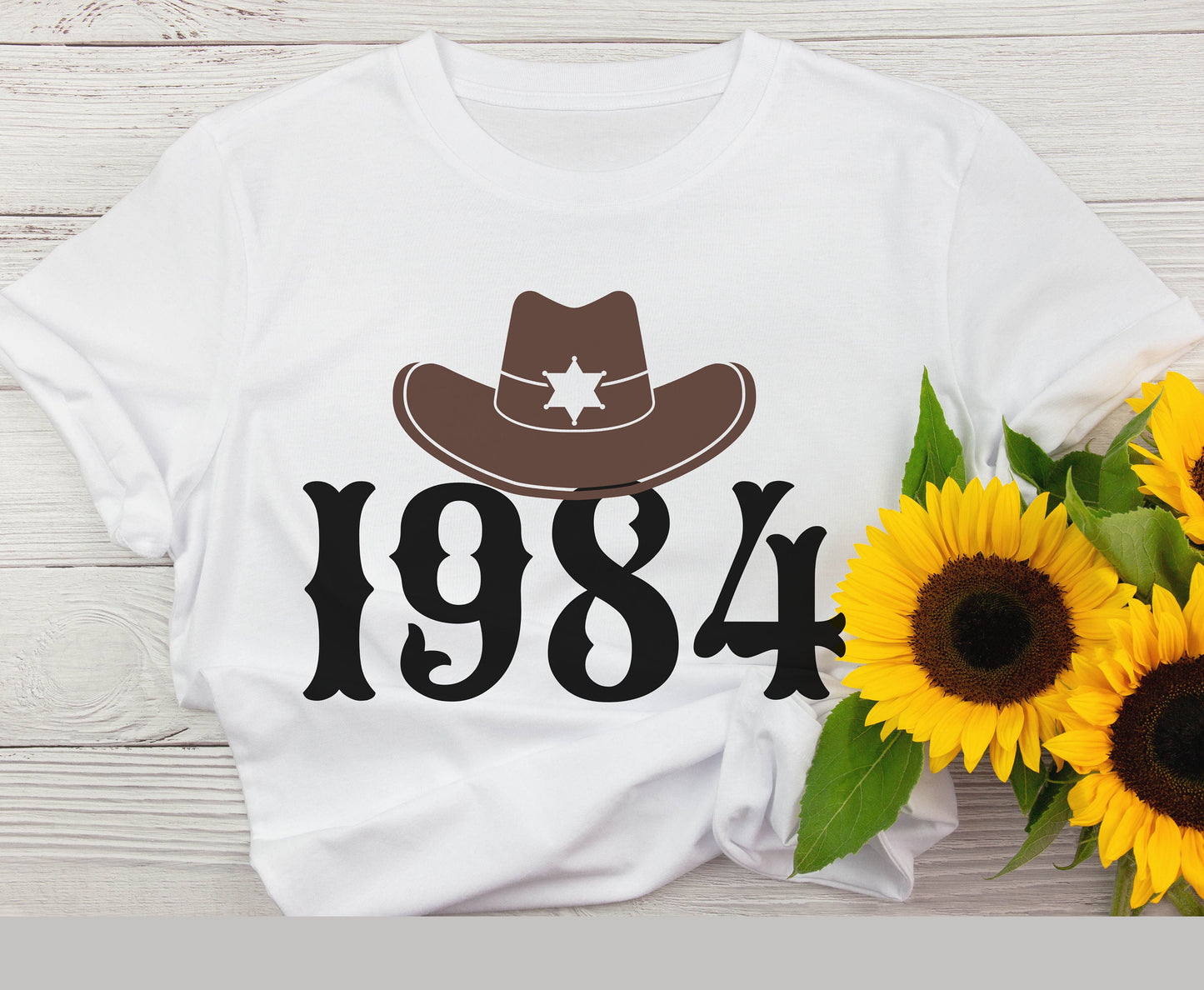 1984 40th Western-Themed Birthday Shirt Cowgirl Sweatshirt 40th Cowboy Birthday Party 1984 T Shirts for Country Birthday Gift for Men Women