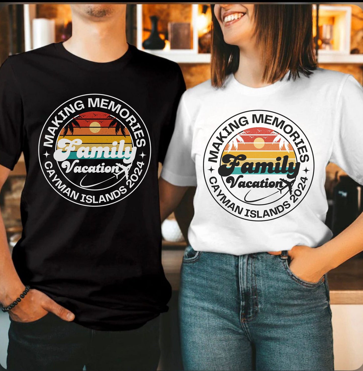 Custom Location family vacation T Shirt Matching family vacation Crew Tee beach Party Shirt Island Bday Gift Birthday Cruising Family Trip