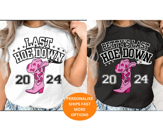 Last Hoe Down shirt for men women unisex bachelorette last rodeo shirt for men women