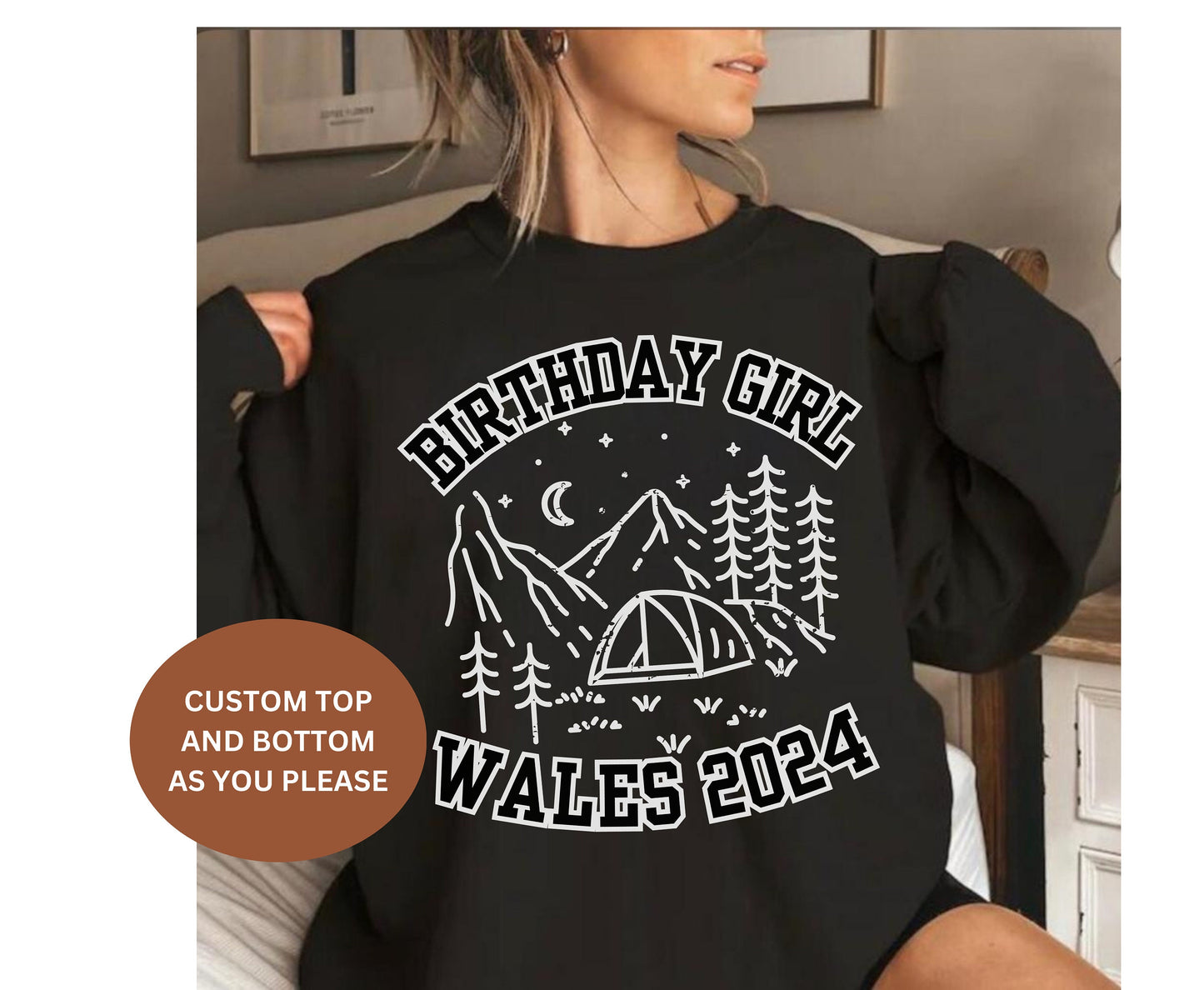 CAMP Themed bachelorette party hen party shirt for camp