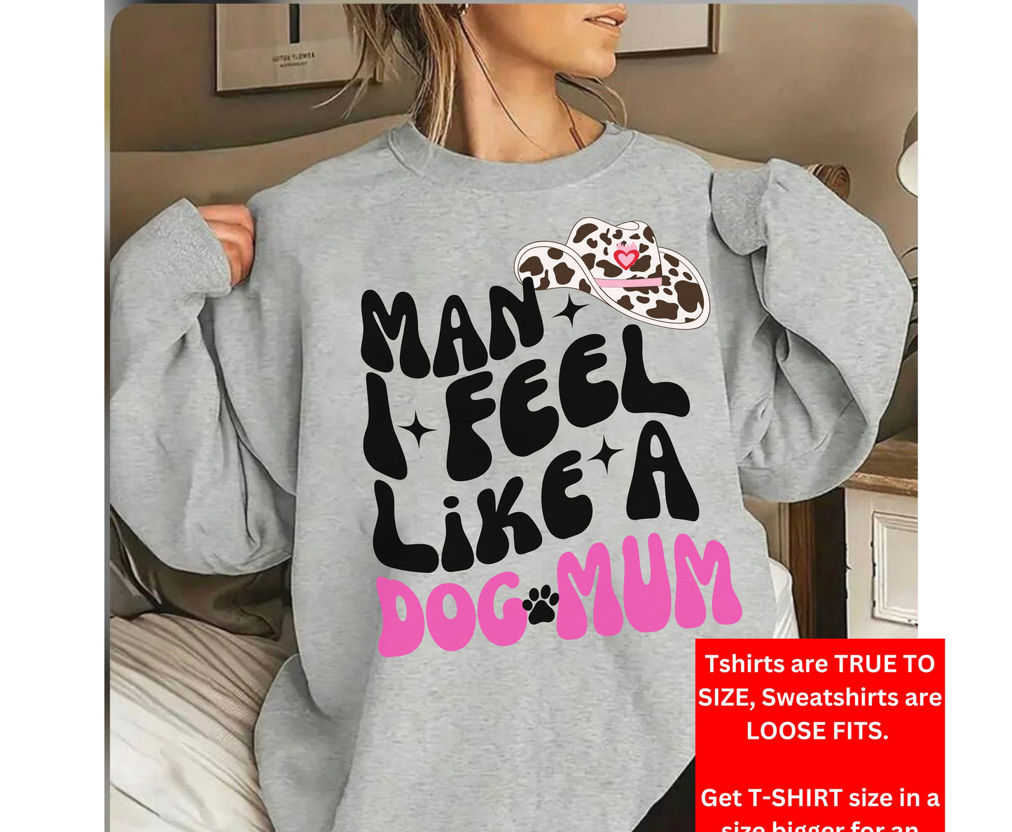 Western Dog Mom Shirt - Man I feel like a dog mom