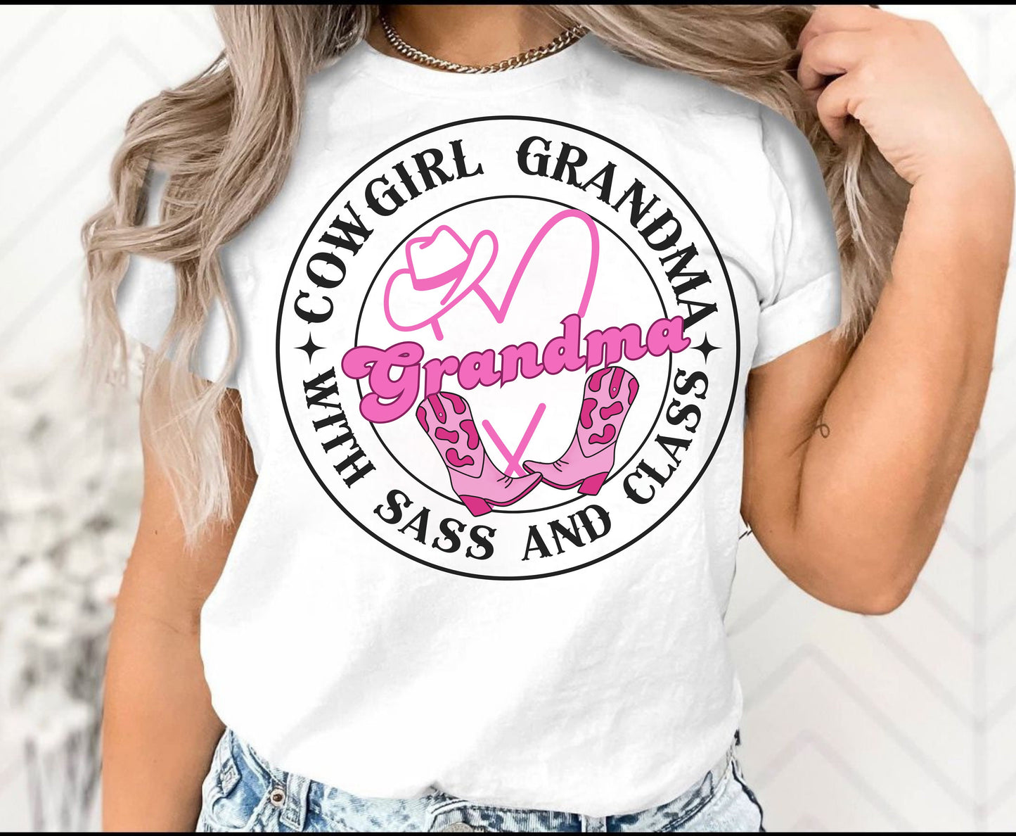 Western Themed Grandma T-shirt Sweatshirt- Cowgirl Granny Birthday Gift