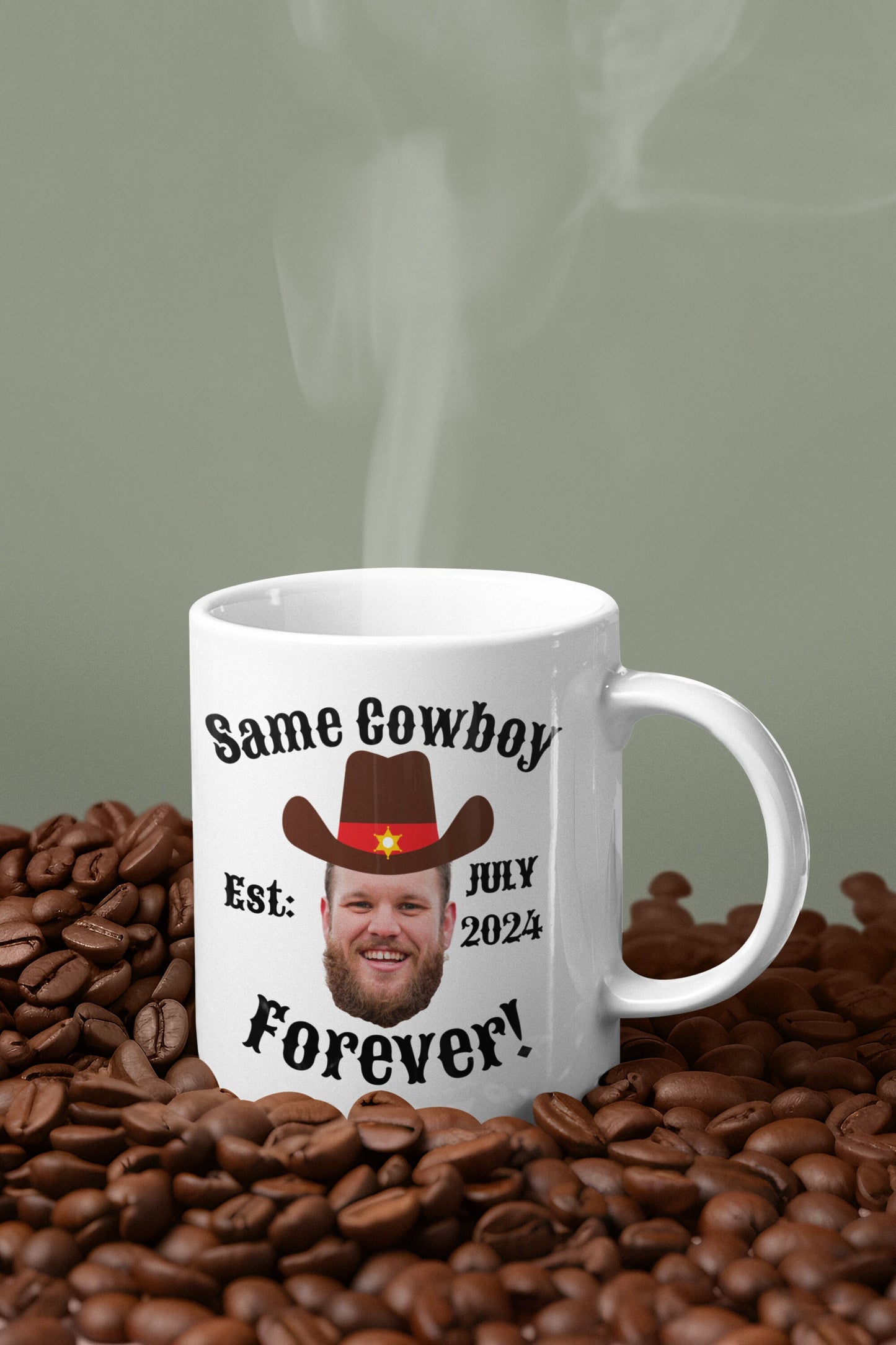 Add PHOTO Same Cowboy Forever Bride Mug Gifts