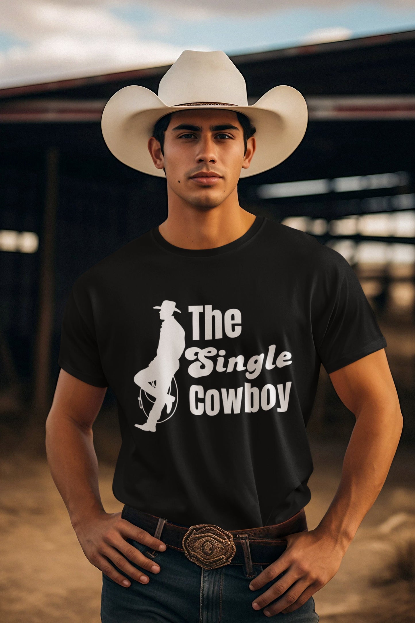 Western Themed Stag Party T Shirts - Cowboy Bachelor Party Shirts