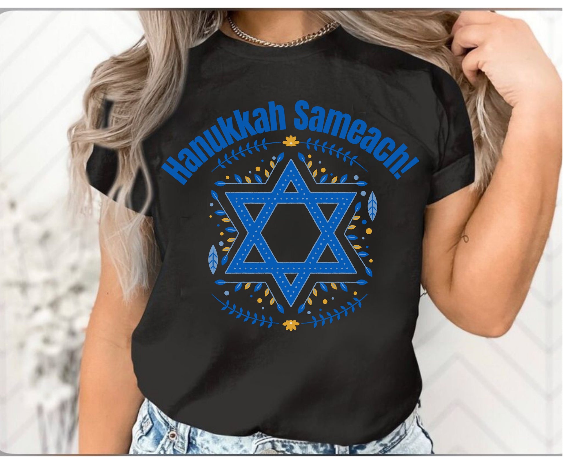 Hannukah Shalom shirt gift for men women jewish party shirt gifts for mom dad wife husband matching family shirt