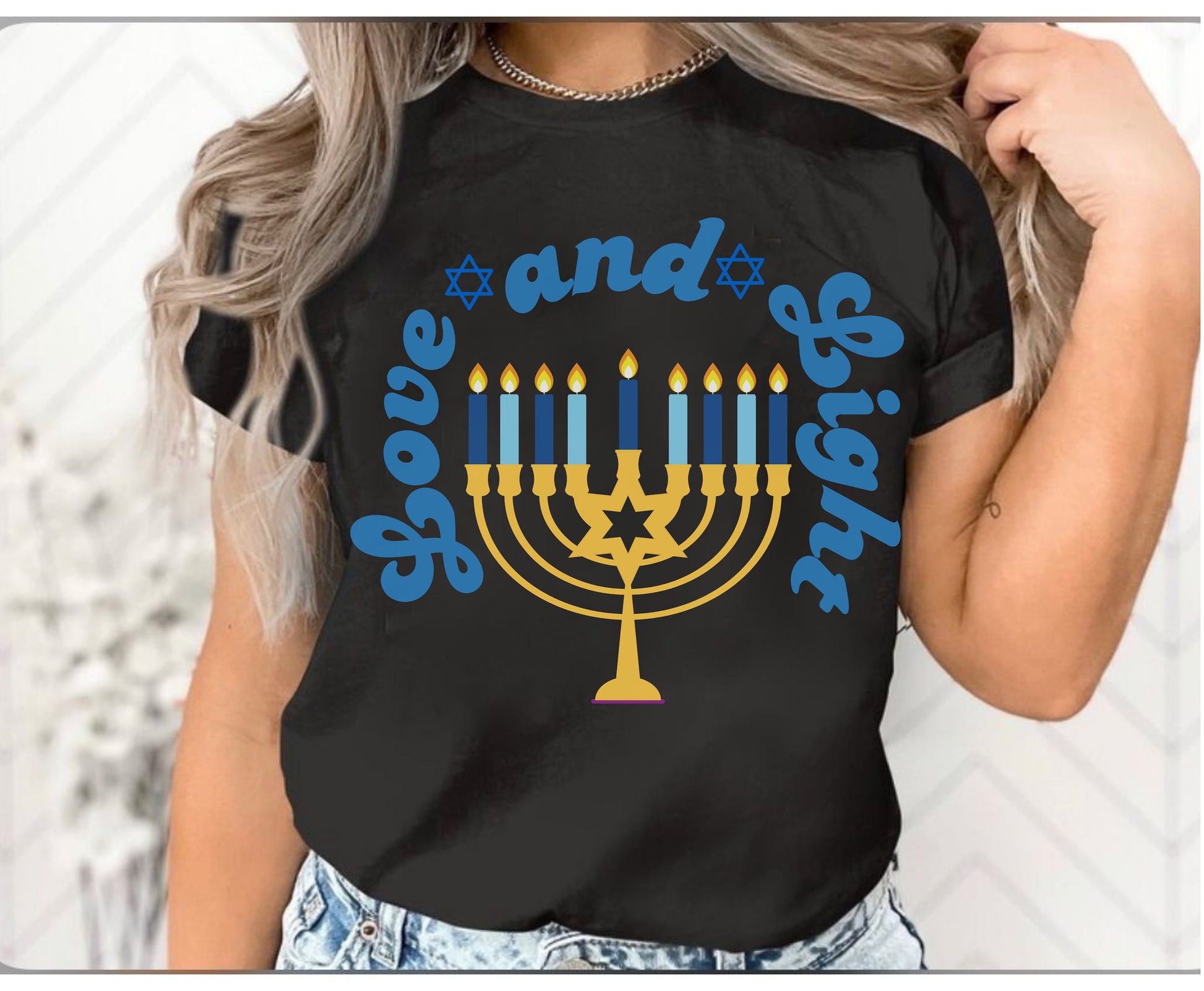 Hannukah Shalom shirt gift for men women jewish party shirt gifts for mom dad wife husband matching family shirt