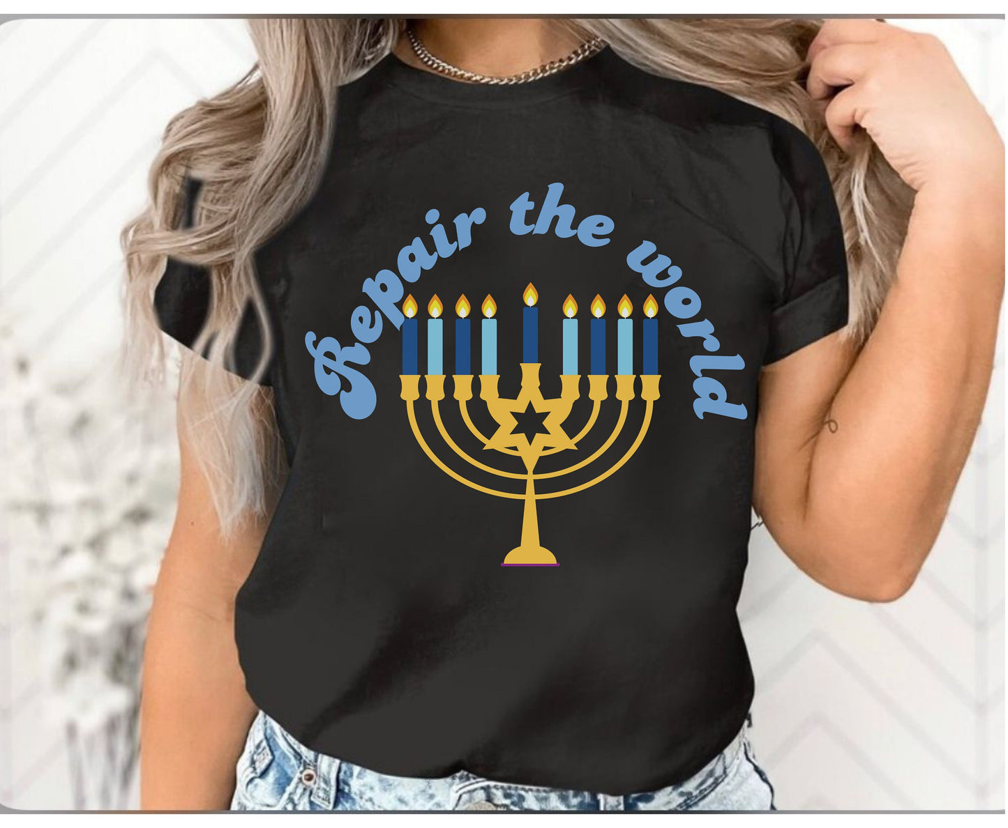 Hannukah Shalom shirt gift for men women jewish party shirt gifts for mom dad wife husband matching family shirt