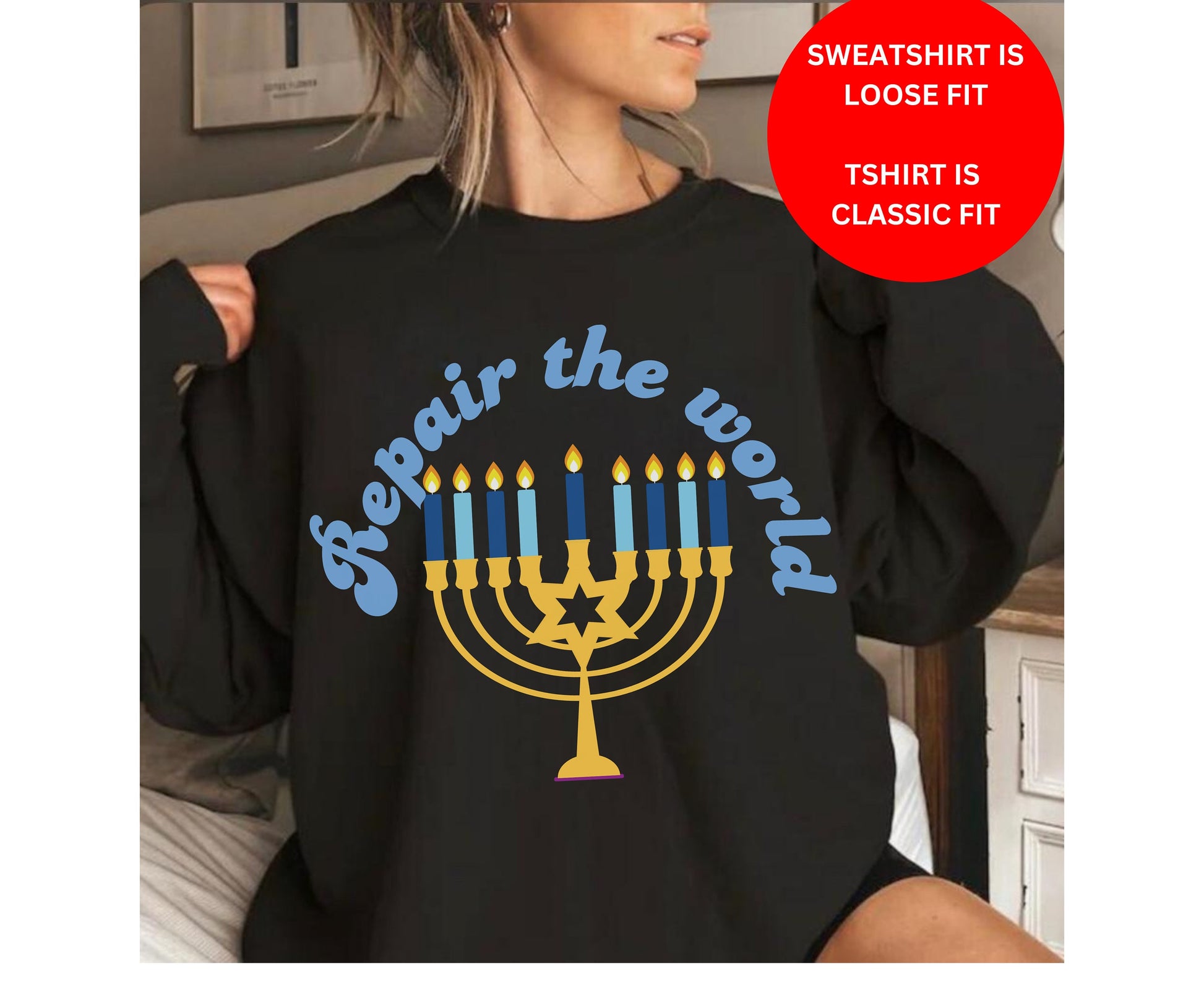 Hannukah Shalom shirt gift for men women jewish party shirt gifts for mom dad wife husband matching family shirt