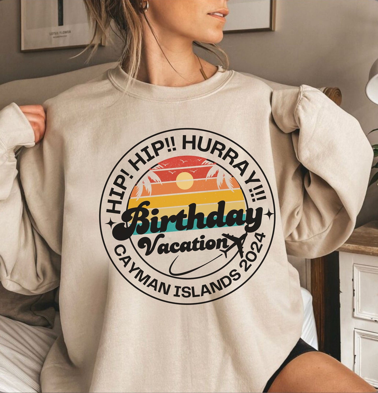 Personalisiertes Location Geburtstags-Kreuzfahrt-T-Shirt Passendes Bday Beach Crew T-Shirt 30. 40. 50. Geburtstagsgeschenk Party-Shirt Insel-Kreuzfahrt Familienausflug