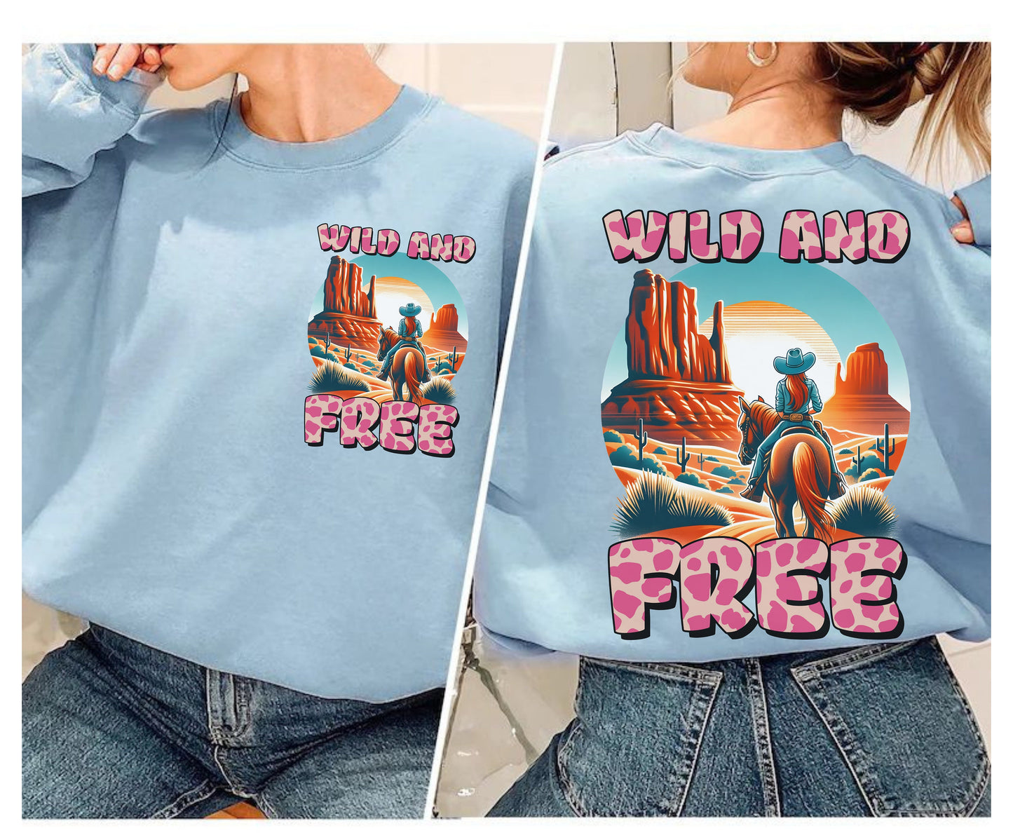 Western Cowgirl Kit - Trendy VSCO Hat Boots and T-Shirt