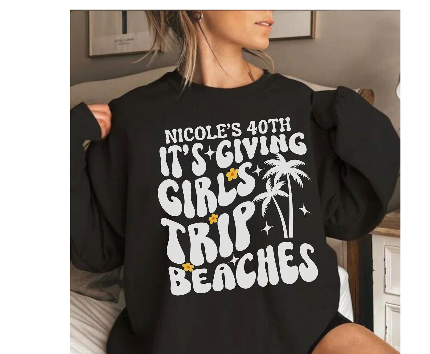 Custom Beach girls trip shirt