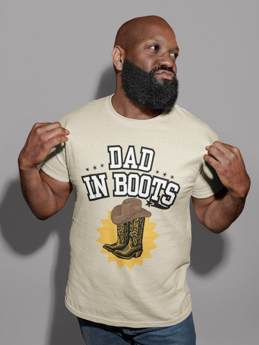 Cowboy Dad Sweatshirt - Western Themed Gift for Baby Showers and Fathers Day