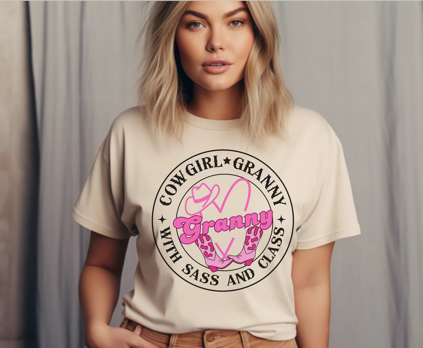 Cowgirl Oma T-Shirt - Geburtstags- oder Country-Geschenk