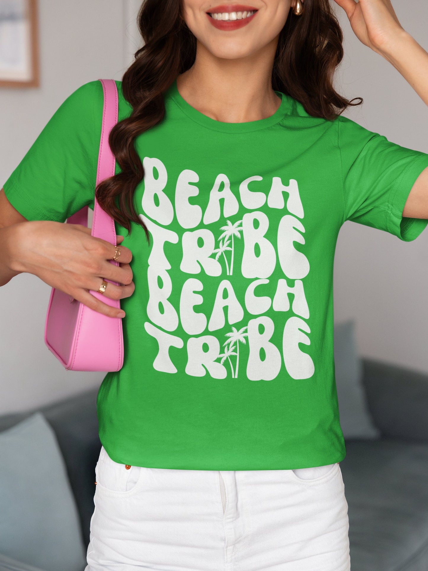 Beach Bachelorette Retro Wavy Bride Squad T-shirt