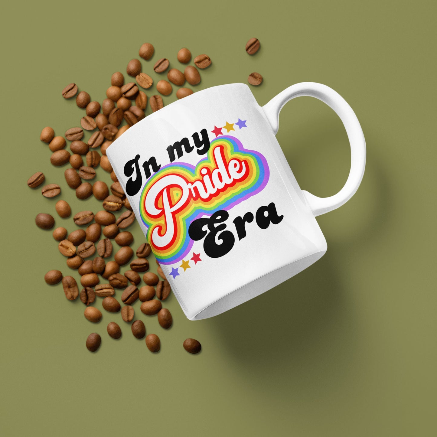 Retro Pride Month Mug gift LGBTQ+ Mug Rainbow Merch Pride group Shirts for They Them, gift for Queer Friend Pride Month Mugs Gay Lesbian mug