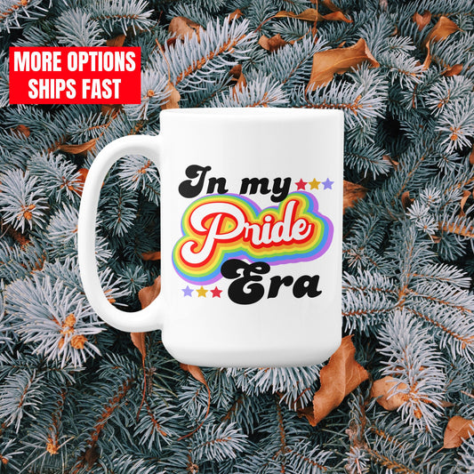 Retro Pride Month Mug gift LGBTQ+ Mug Rainbow Merch Pride group Shirts for They Them, gift for Queer Friend Pride Month Mugs Gay Lesbian mug