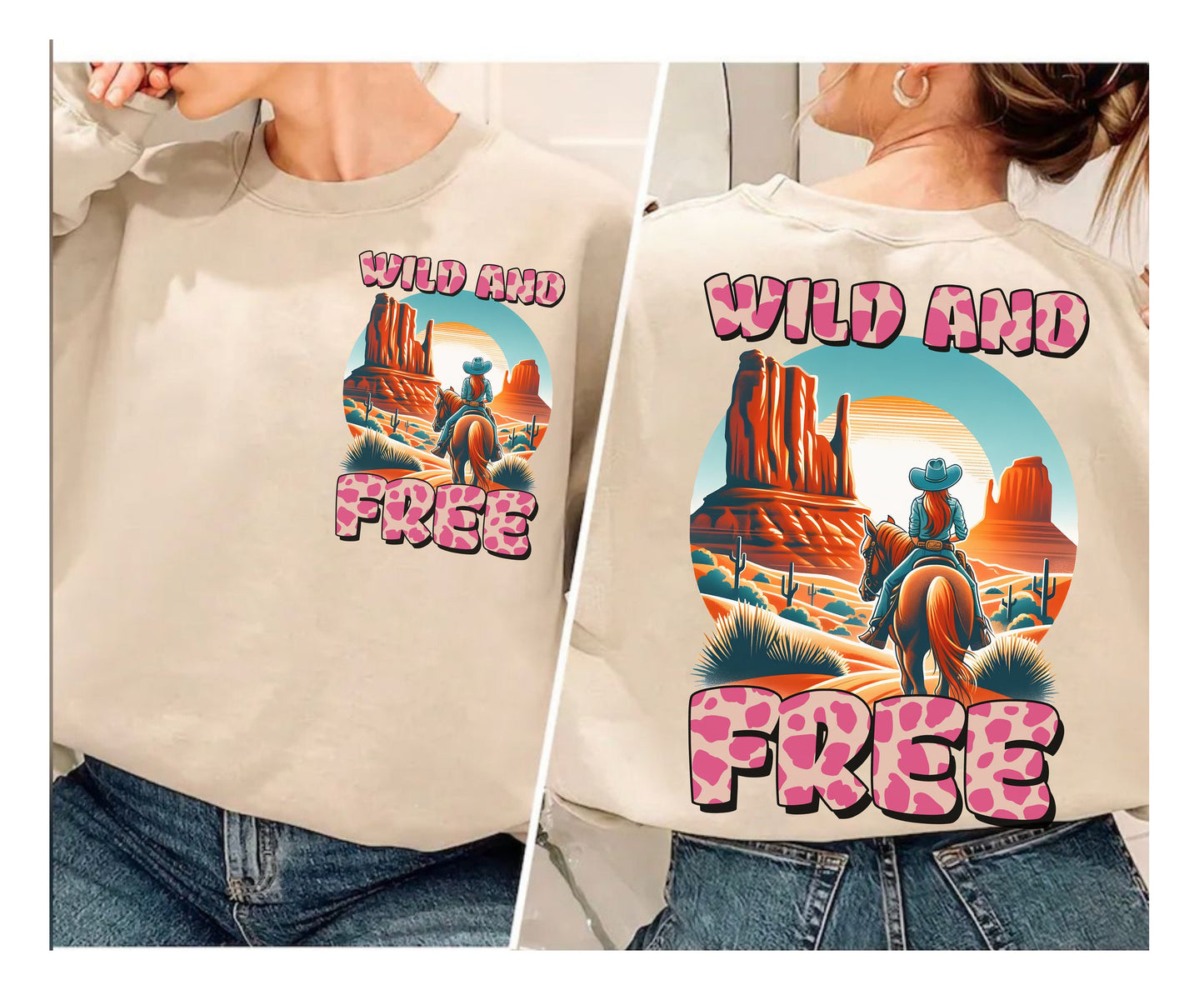 Western Cowgirl Kit - Trendy VSCO Hat Boots and T-Shirt