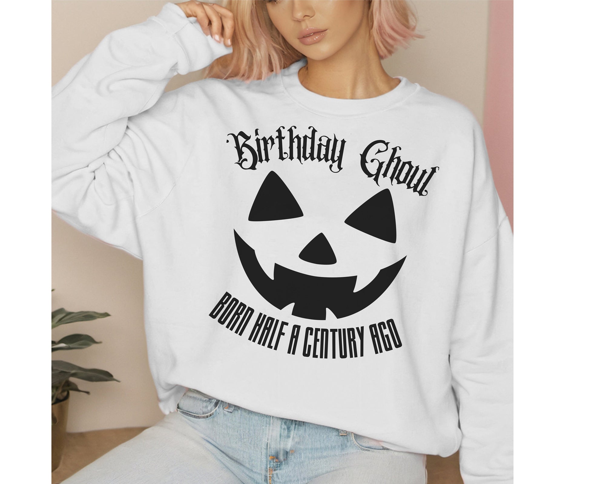 Halloween Birthday SHIRT dark witch themed ghoul spooky halloween shirt for 30th 40th 50th 60th gifts for her