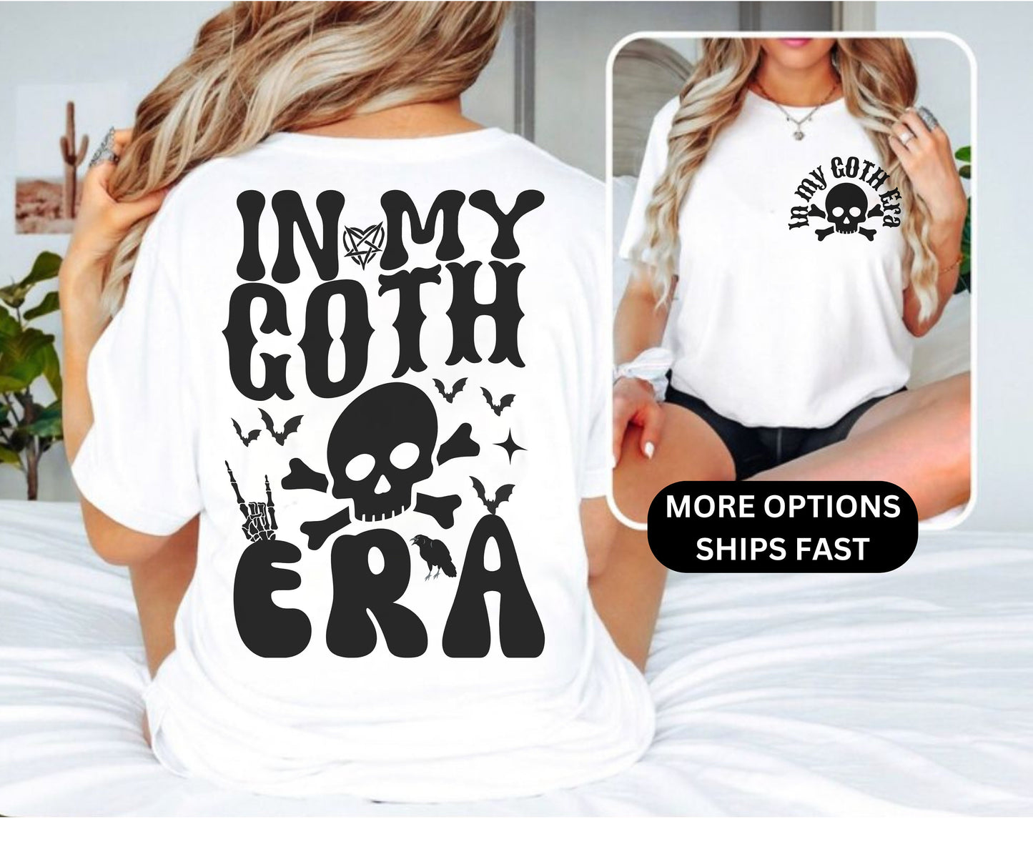 In my Goth Era Shirt for men women Rock themed shirt for Halloween dark Humour shirt