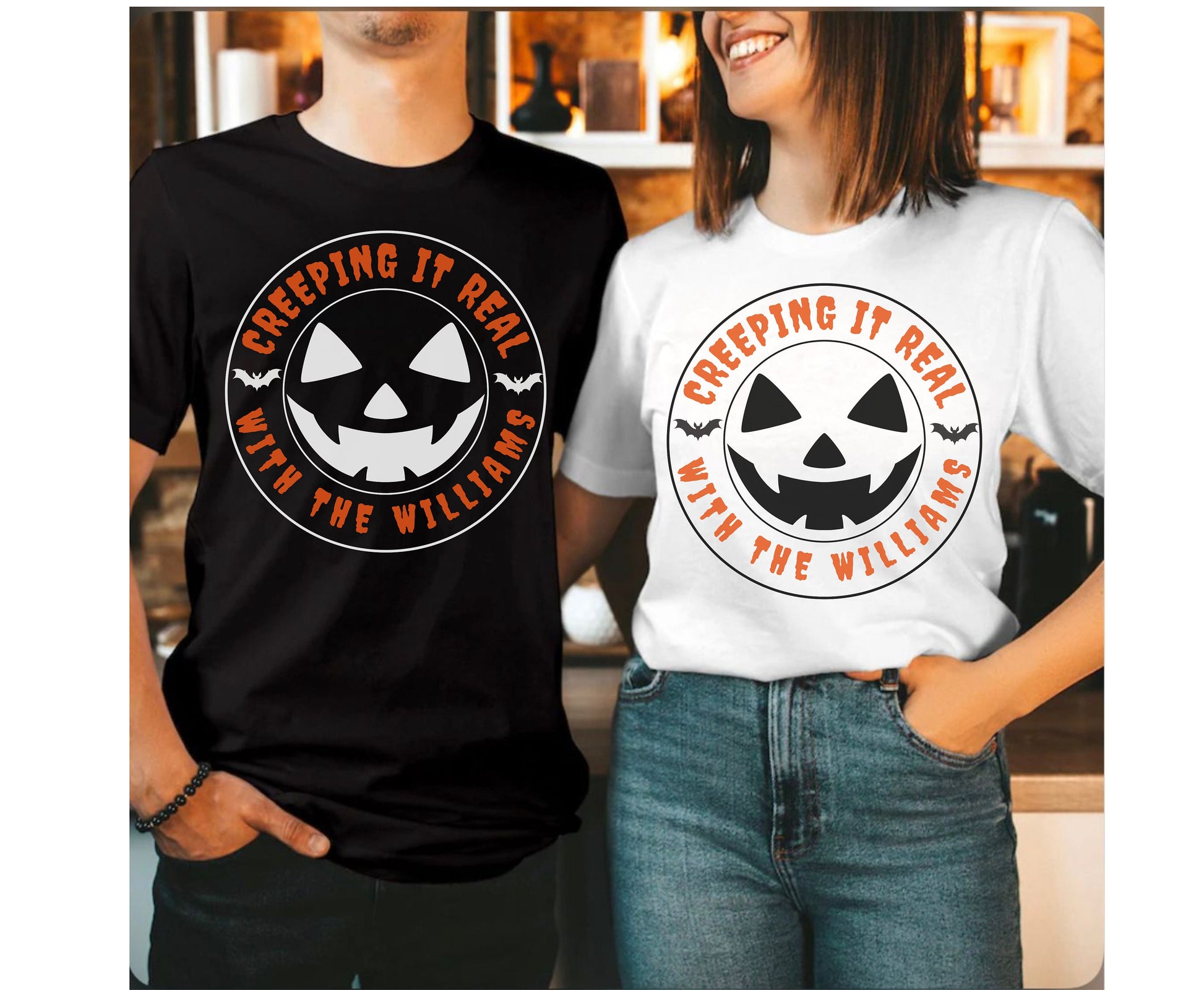 Spooky season matching shirt for men women unisex spooky tshirt sweatshirt hoodie gift for halloween creeping it real shirt