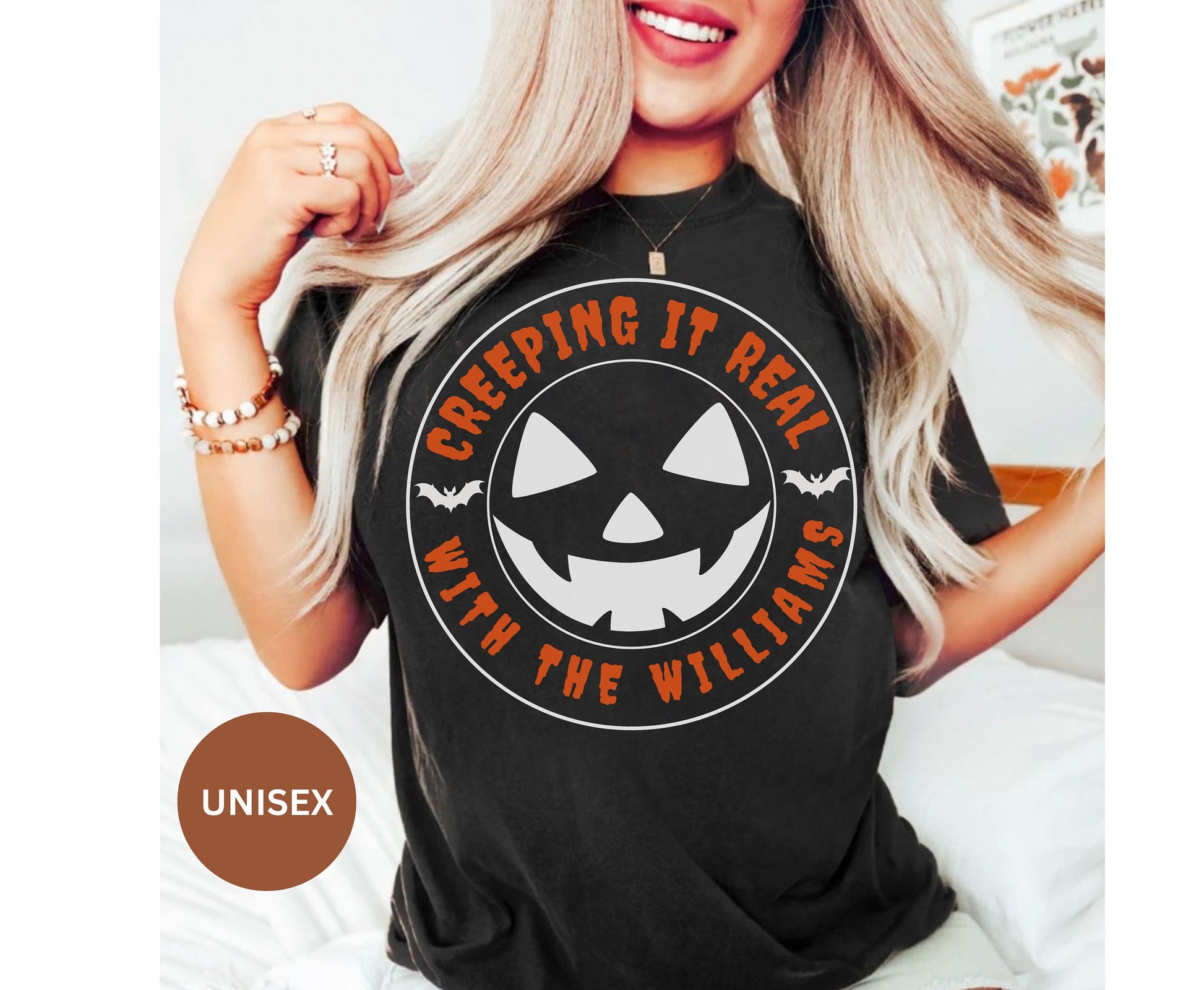 Spooky season matching shirt for men women unisex spooky tshirt sweatshirt hoodie gift for halloween creeping it real shirt