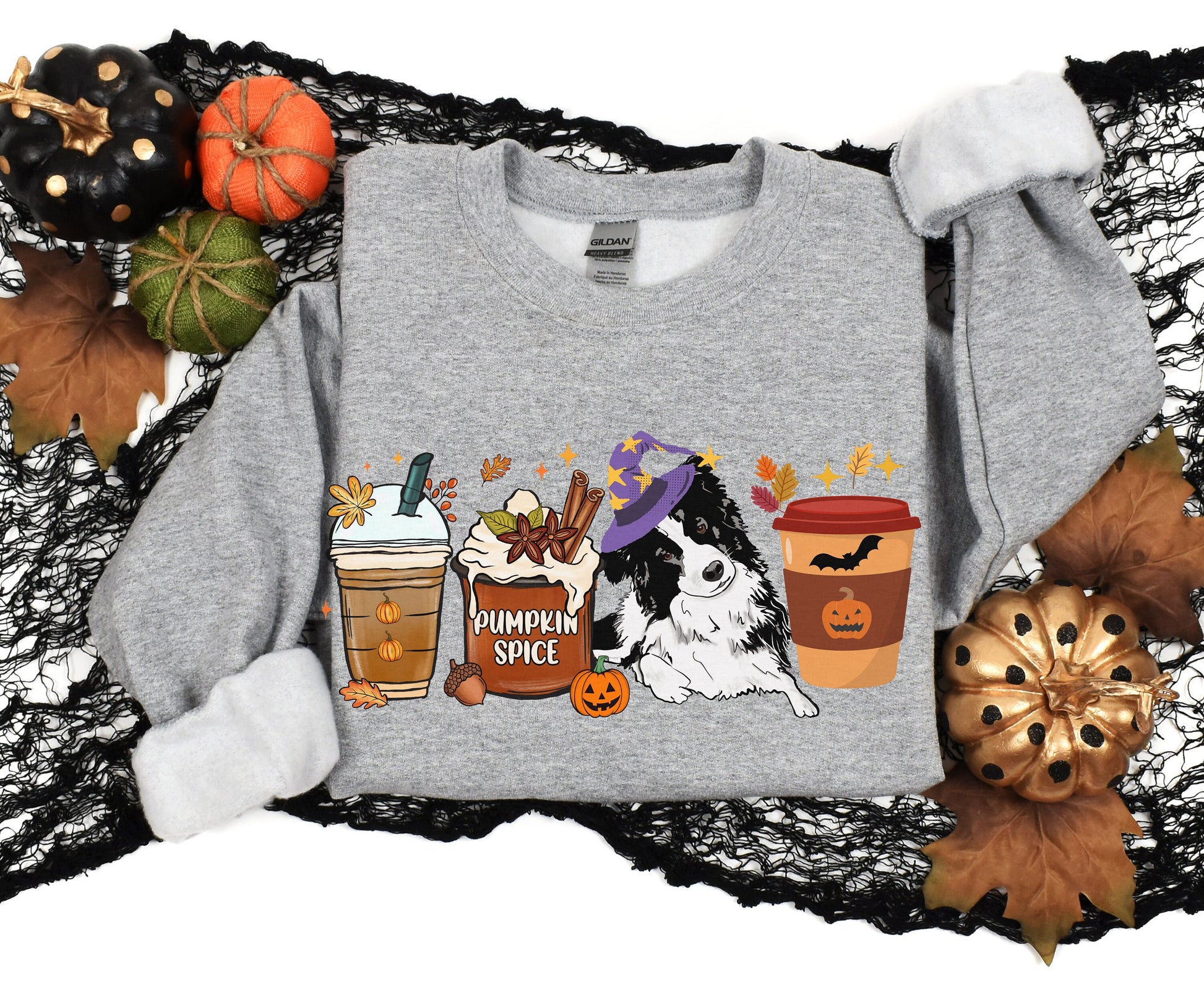 Border Collie Fall Pumpkin Spice shirt