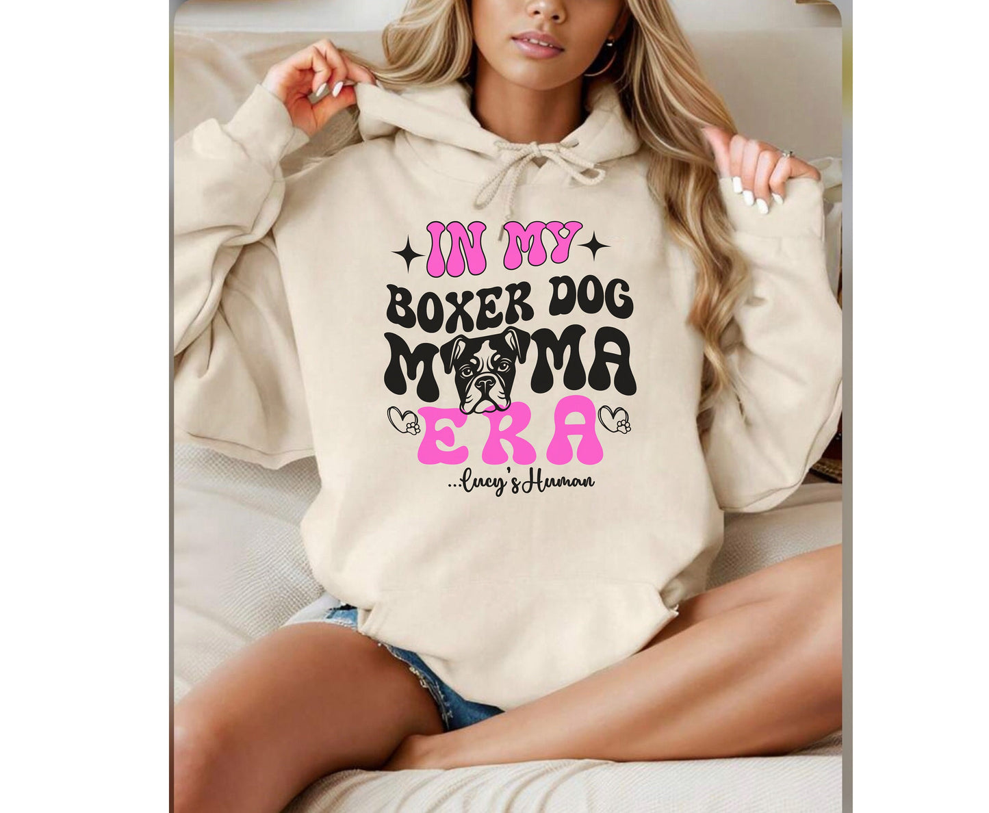 In my Boxer dog mama era Bulldog boxer Dog mama tshirt sweatshirt hoodie birthday christmas gift for women