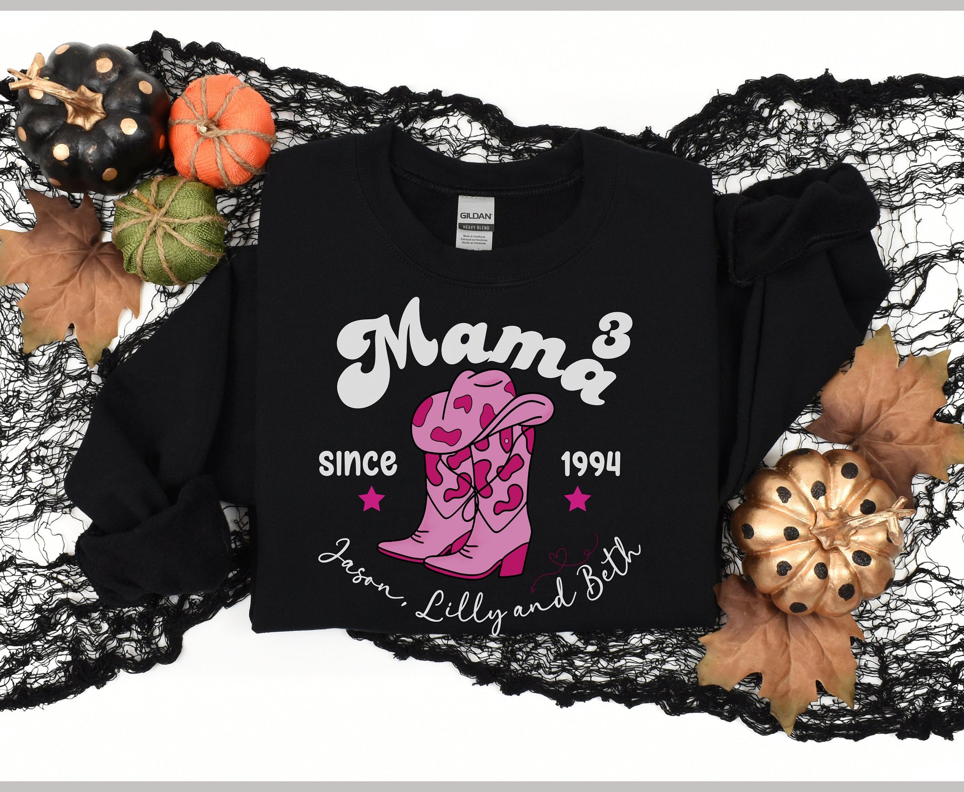 Customized Mama of 3 shirt gifts for Mom, Mothers day gift for her