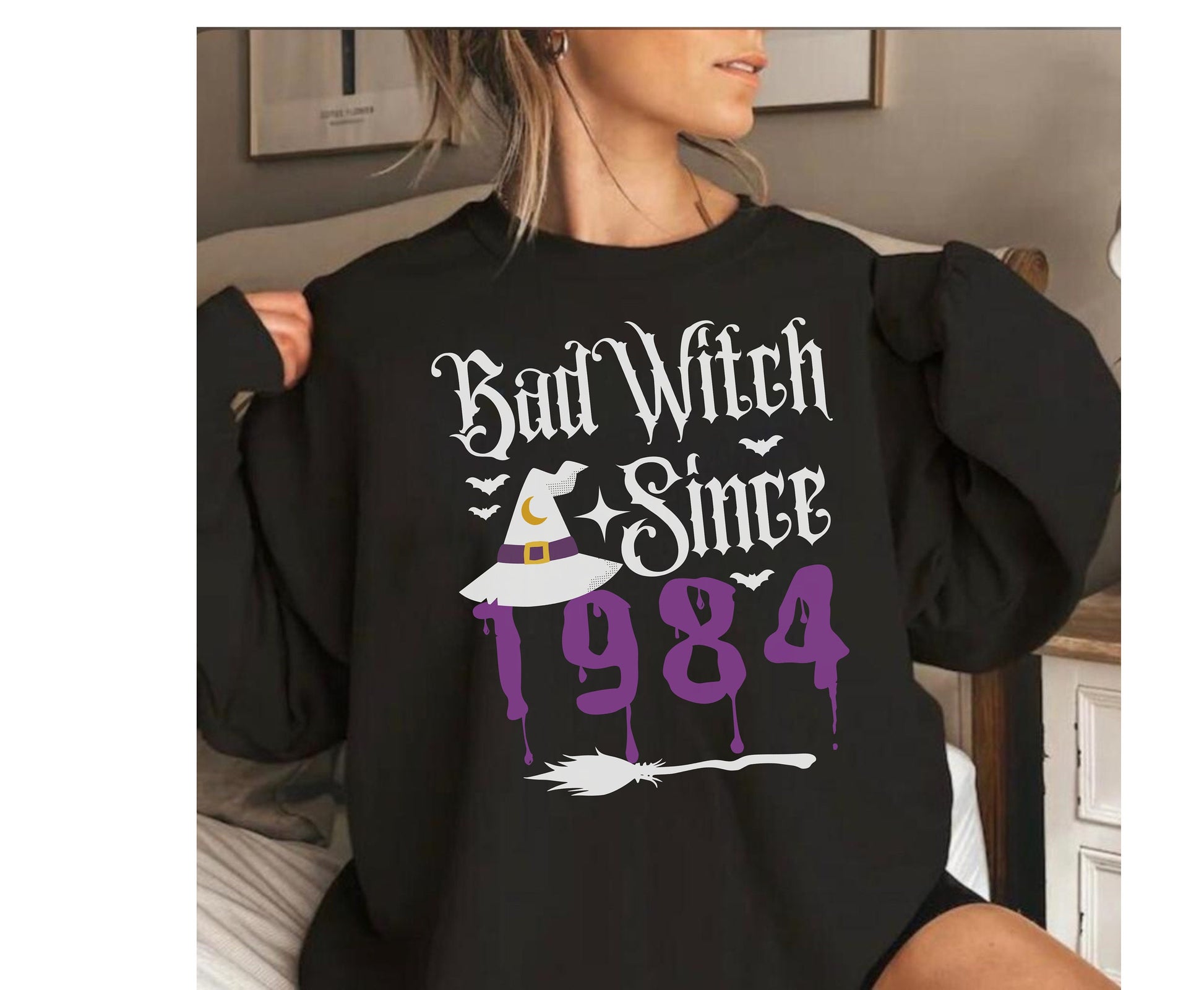 Witch themed 30th 40th Birthday Shirt for men women Unisex Bad Witch Shirt