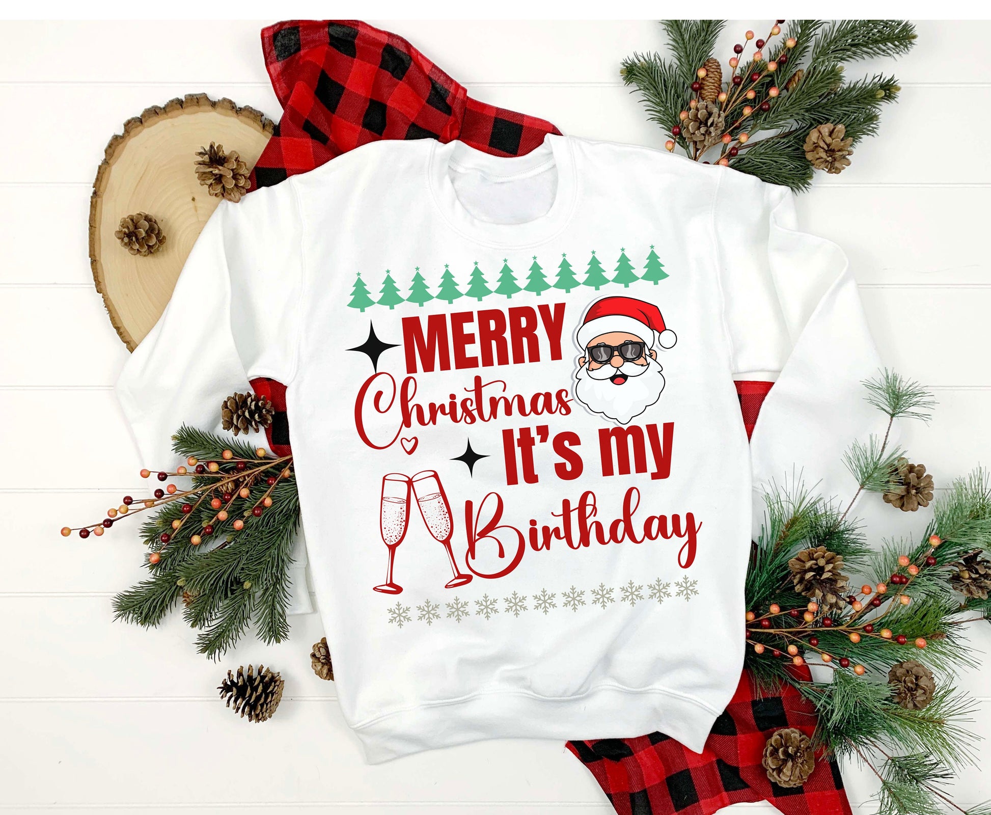 Christmas Birthday Shirt for men women