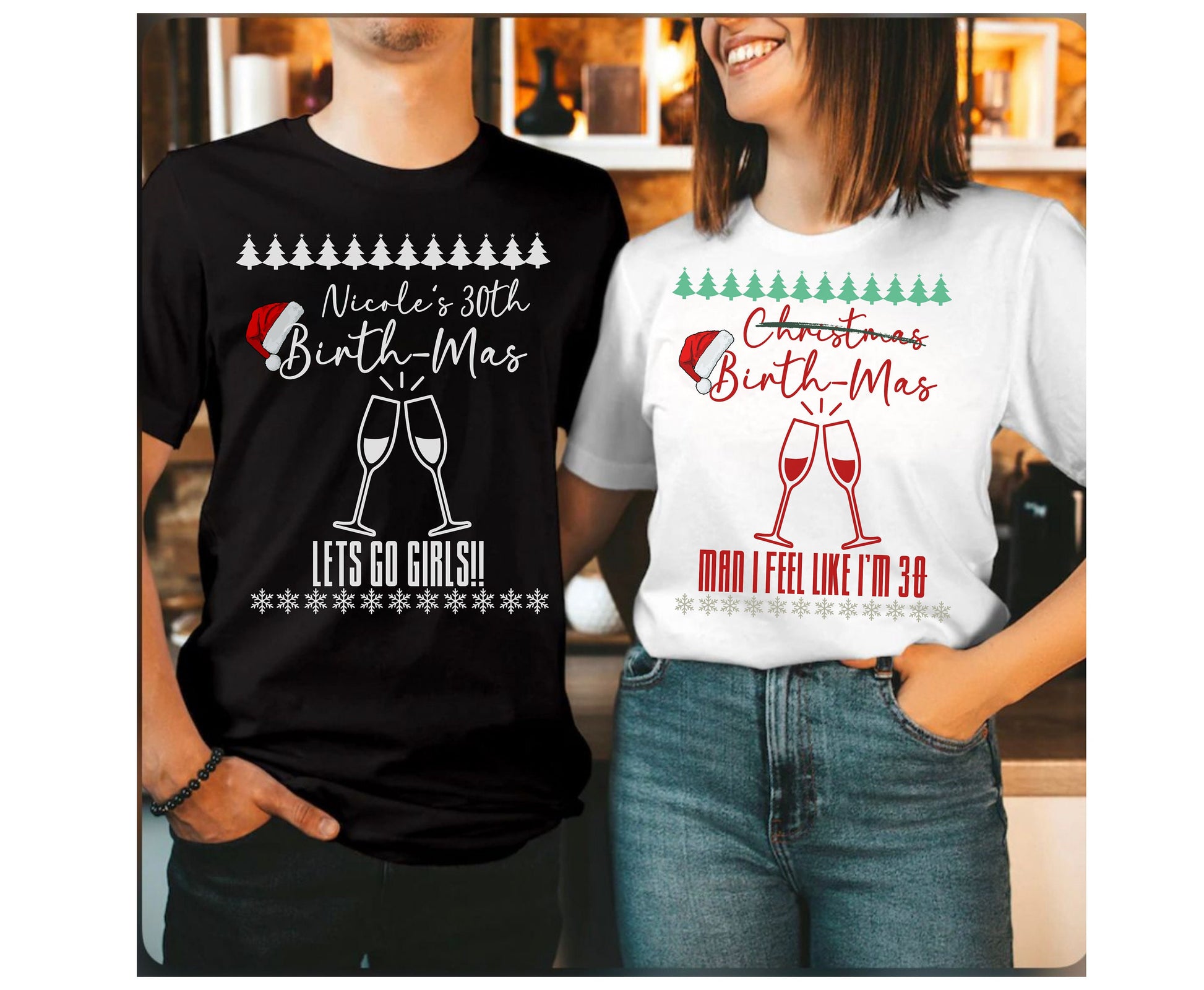 Christmas Birthday Shirt gift for Men Women