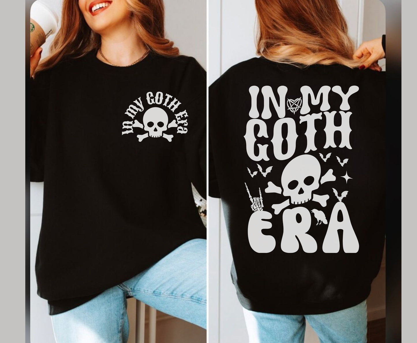 In my Goth Era Shirt for men women Rock themed shirt for Halloween dark Humour shirt