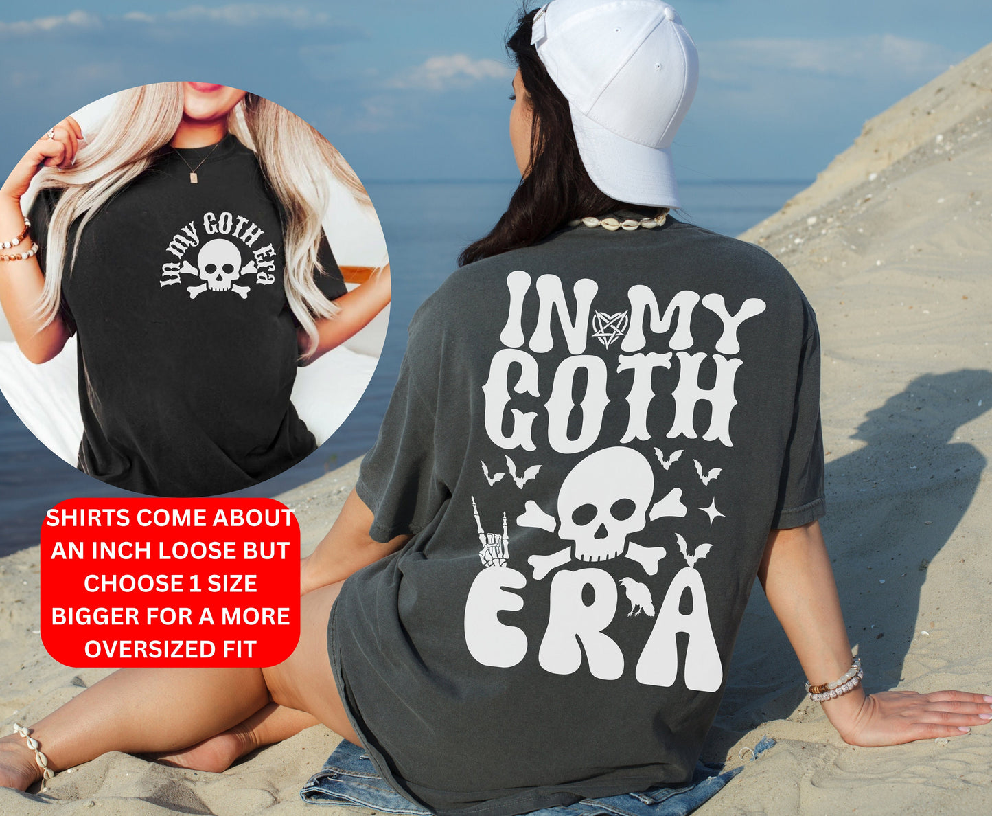 In my Goth Era Shirt for men women Rock themed shirt for Halloween dark Humour shirt