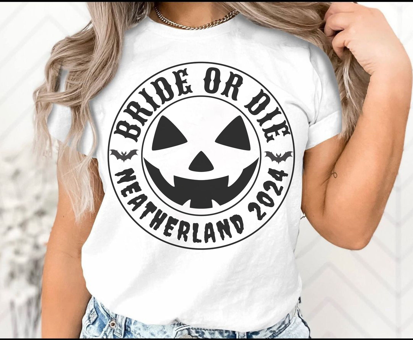 Halloween bachelorette tshirt sweatshirt hoodie for bride bridesmaid maid of honour spooky bachelorette bat shirt for halloween