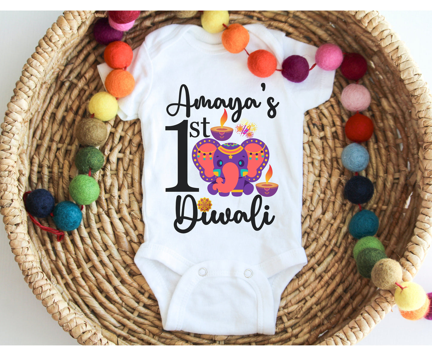 Indian family matching diwali festival shirt for men women baby adult