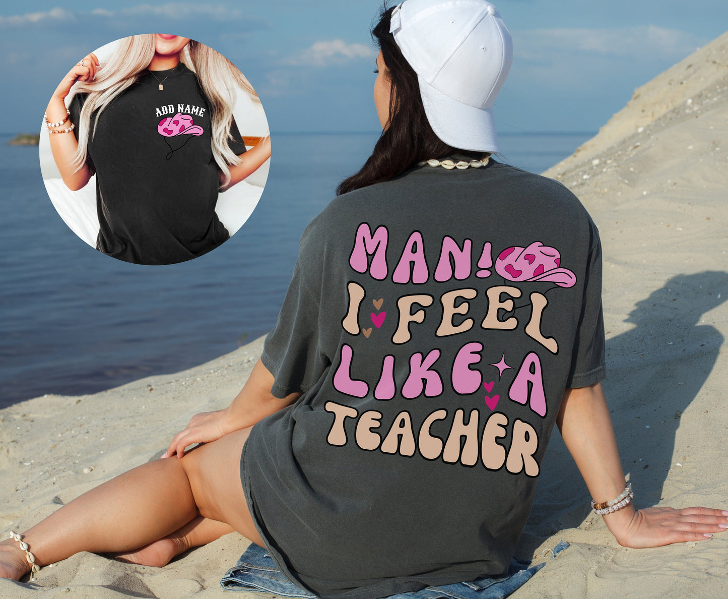 CUSTOM Cowgirl TEACHER SHIRT Western Themed Tshirt Man I Feel Like a Teacher Retro Cowboy Country Teacher Tee Shirt Sweatshirt for men women