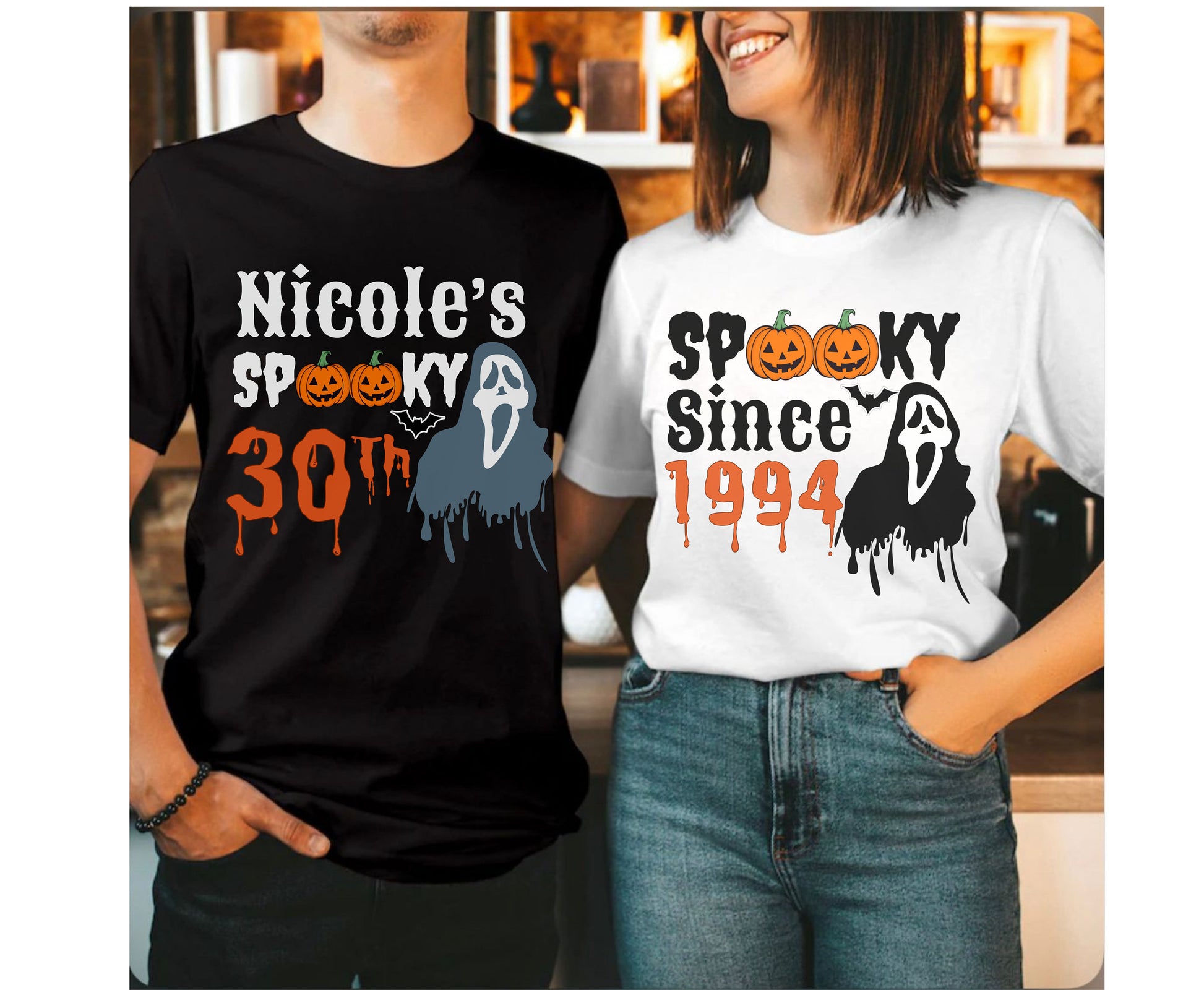 30th Halloween Birthday Shirt gift for men women Unisex Halloween Jumper BIRTHDAY gifts for her and him