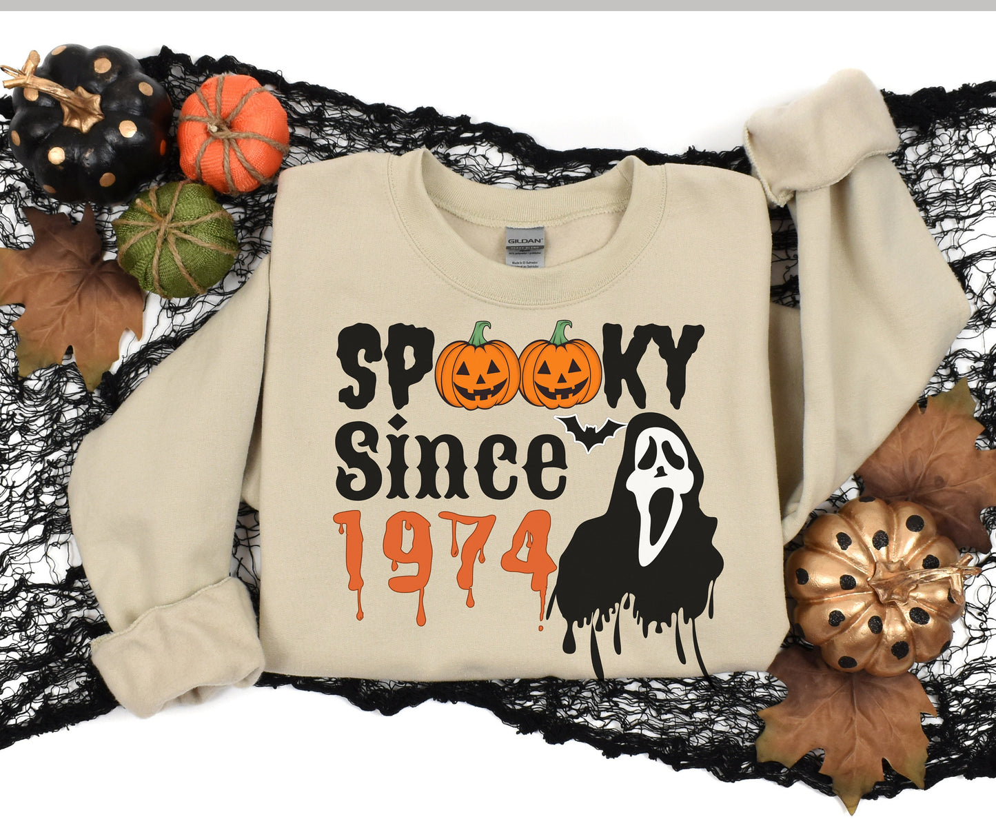 50th Halloween Birthday Shirt gift for men women Unisex Halloween Jumper BIRTHDAY gifts for her and him