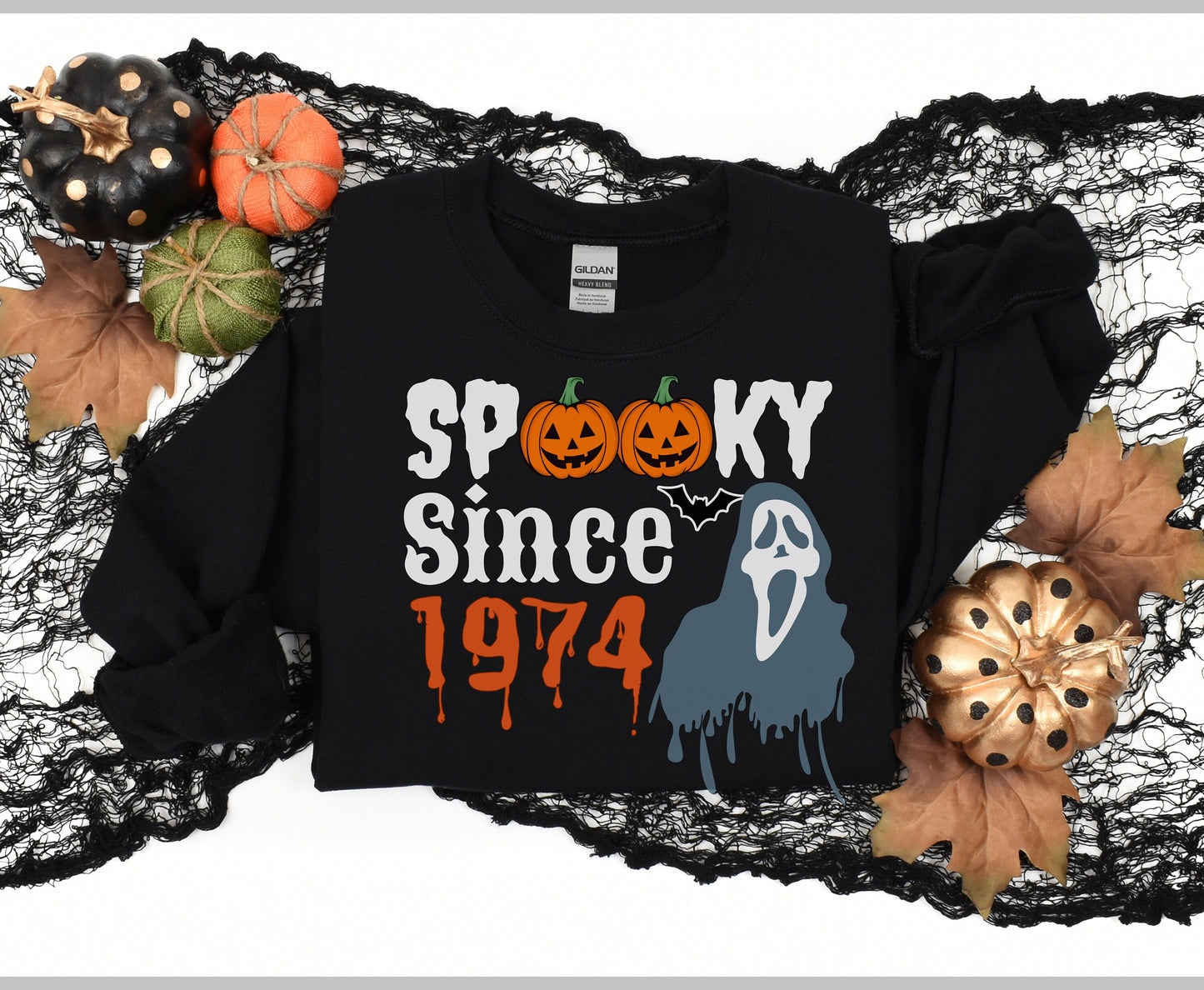 50th Halloween Birthday Shirt gift for men women Unisex Halloween Jumper BIRTHDAY gifts for her and him