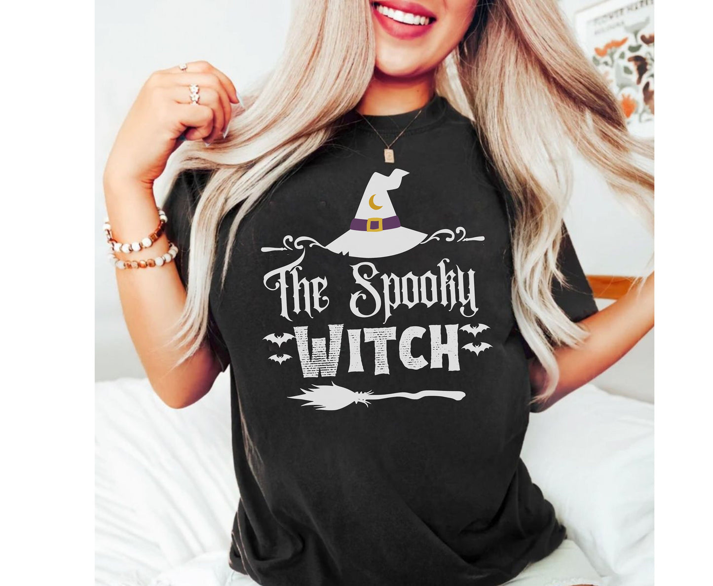 Spooky Witch Halloween Shirt for men women, Spooky Halloween with gifts for him her Halloween Witch Shirts Halloween Witch Sweatshirt Hoodie