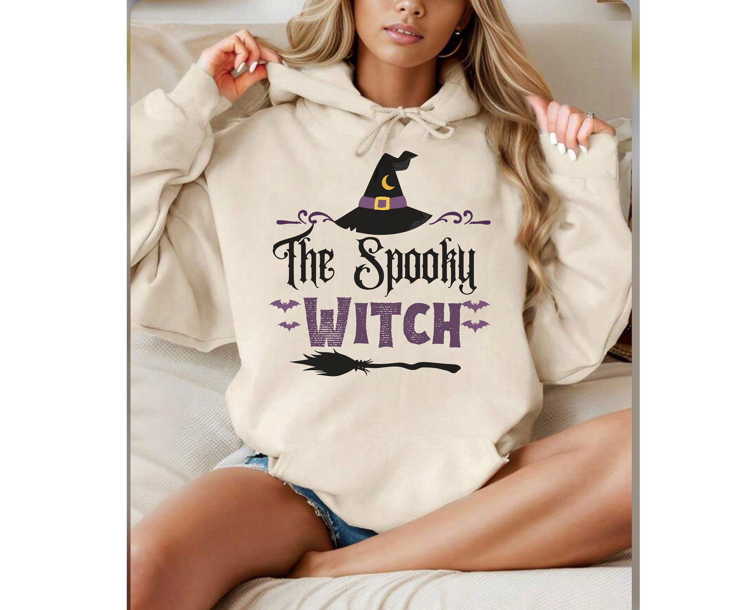 Spooky Witch Halloween Shirt for men women, Spooky Halloween with gifts for him her Halloween Witch Shirts Halloween Witch Sweatshirt Hoodie